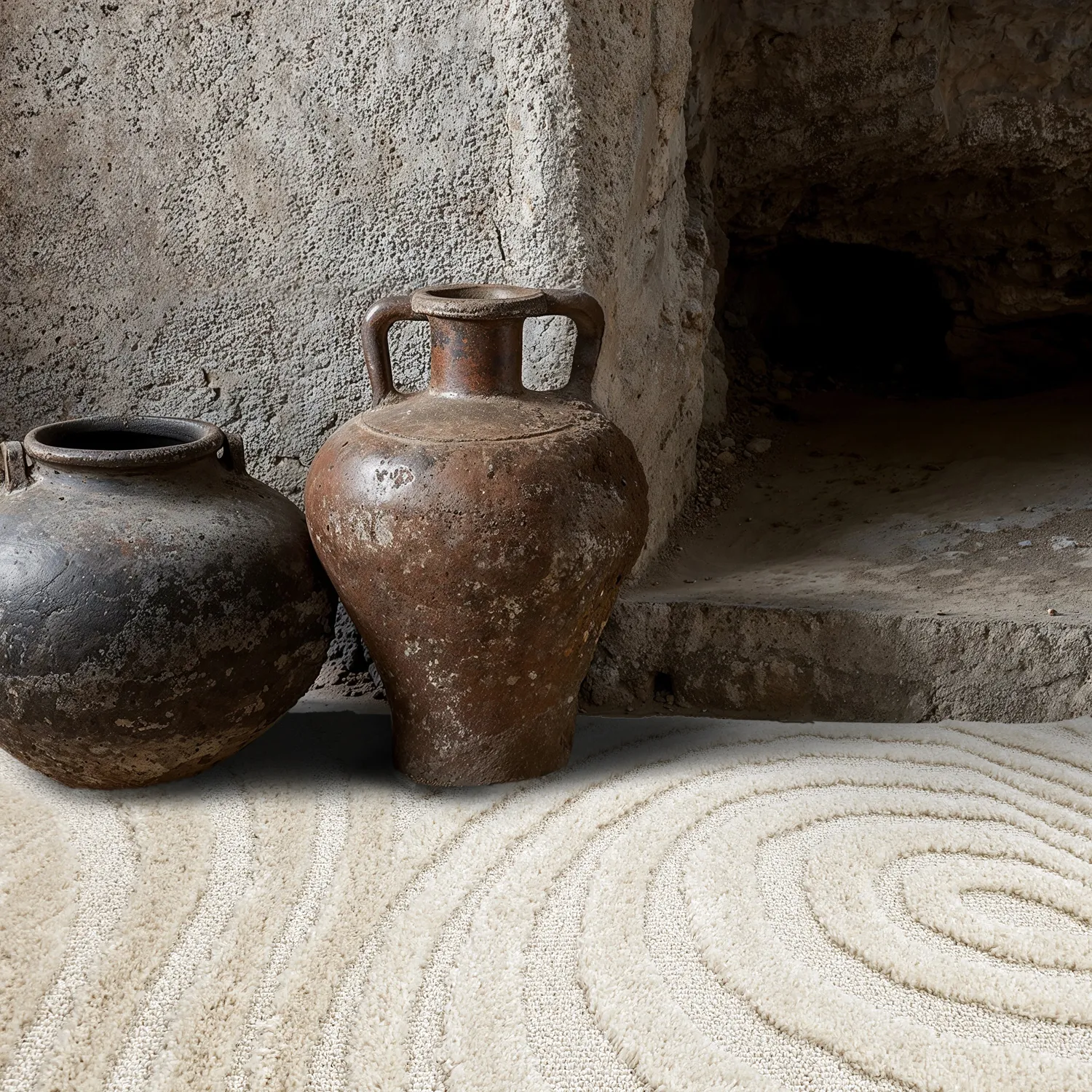 Shaggy szőnyeg - Gifu (piszkosfehér)