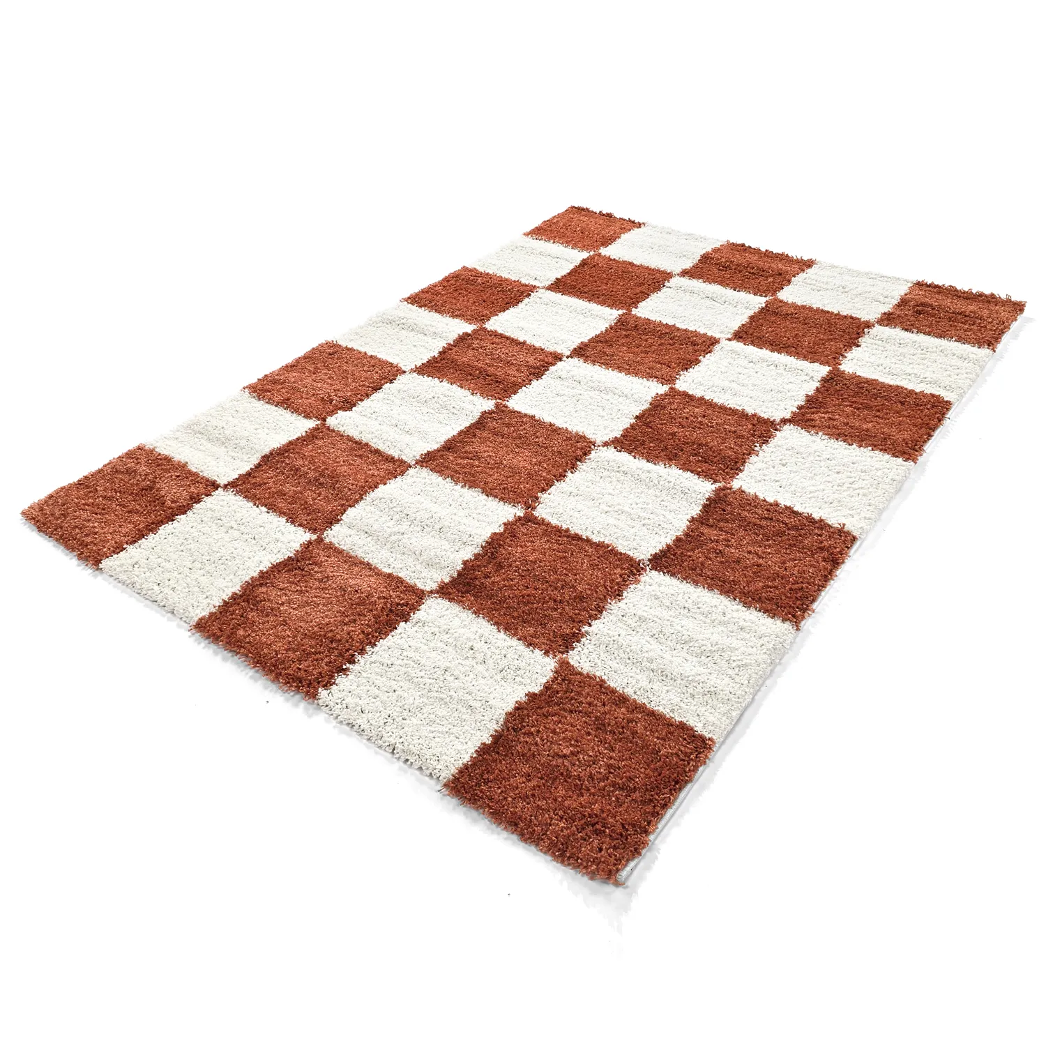 Shaggy szőnyeg - Gordes (narancs/fehér)