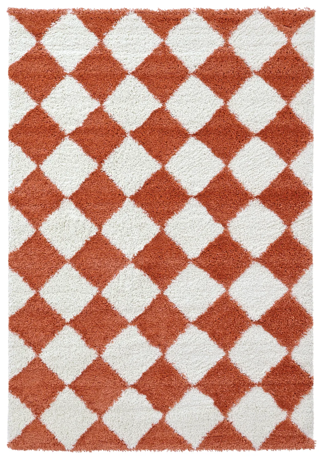 Shaggy szőnyeg - Albi (fehér/narancs)