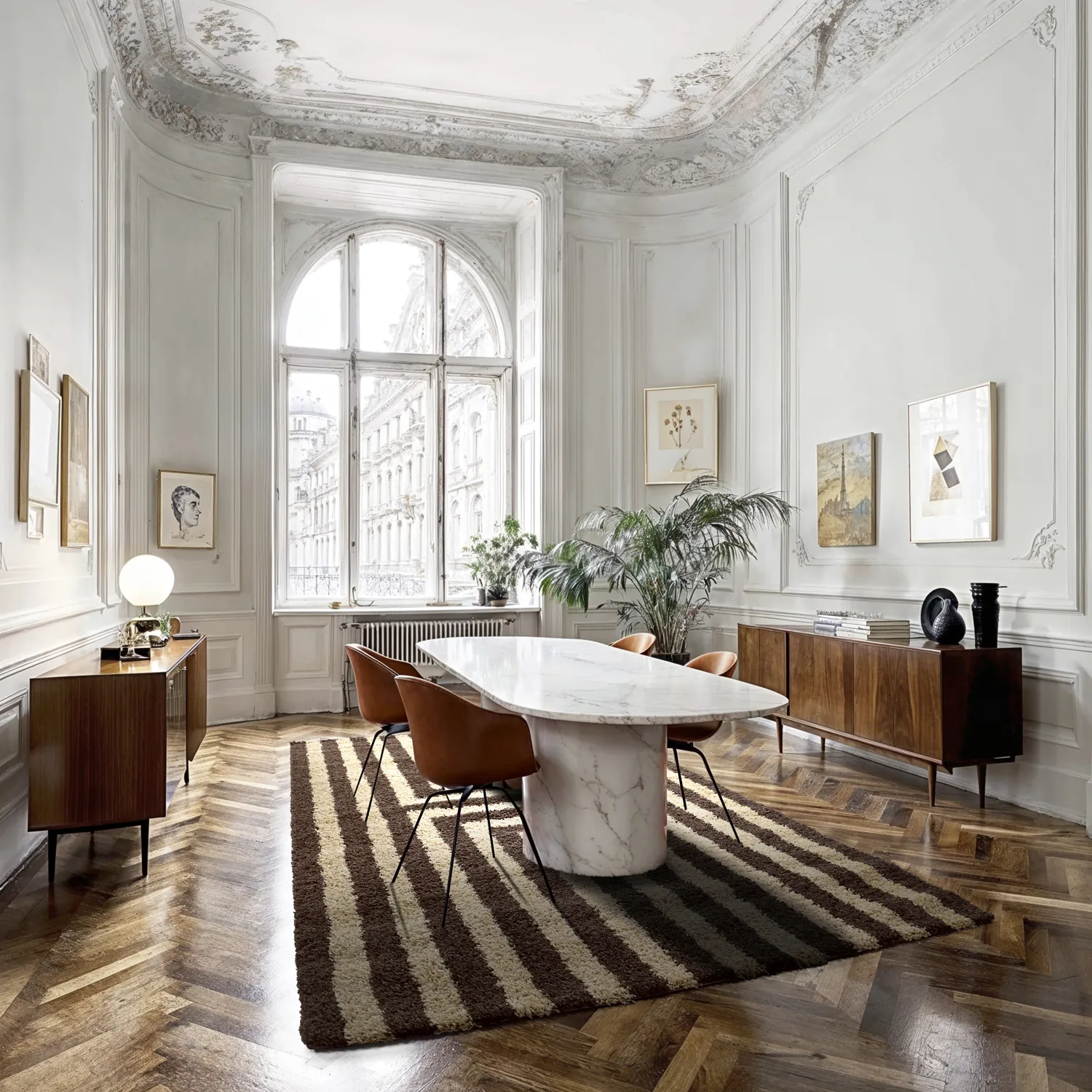 Shaggy szőnyeg - Imilchil (bézs/barna)