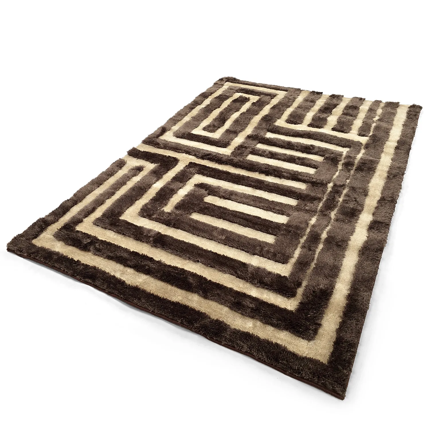 Shaggy szőnyeg - Karbala (bézs/barna)