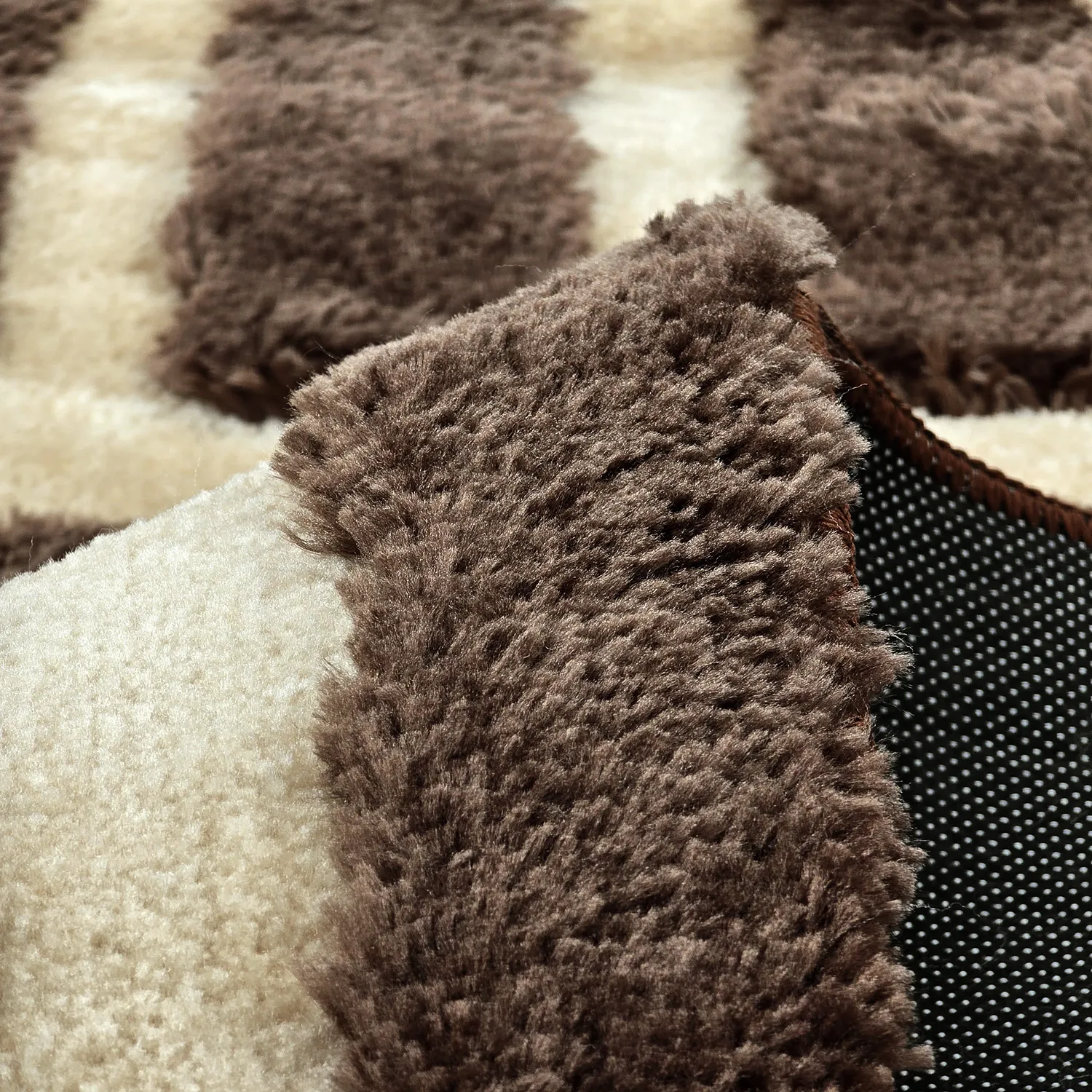 Shaggy szőnyeg - Karbala (bézs/barna)