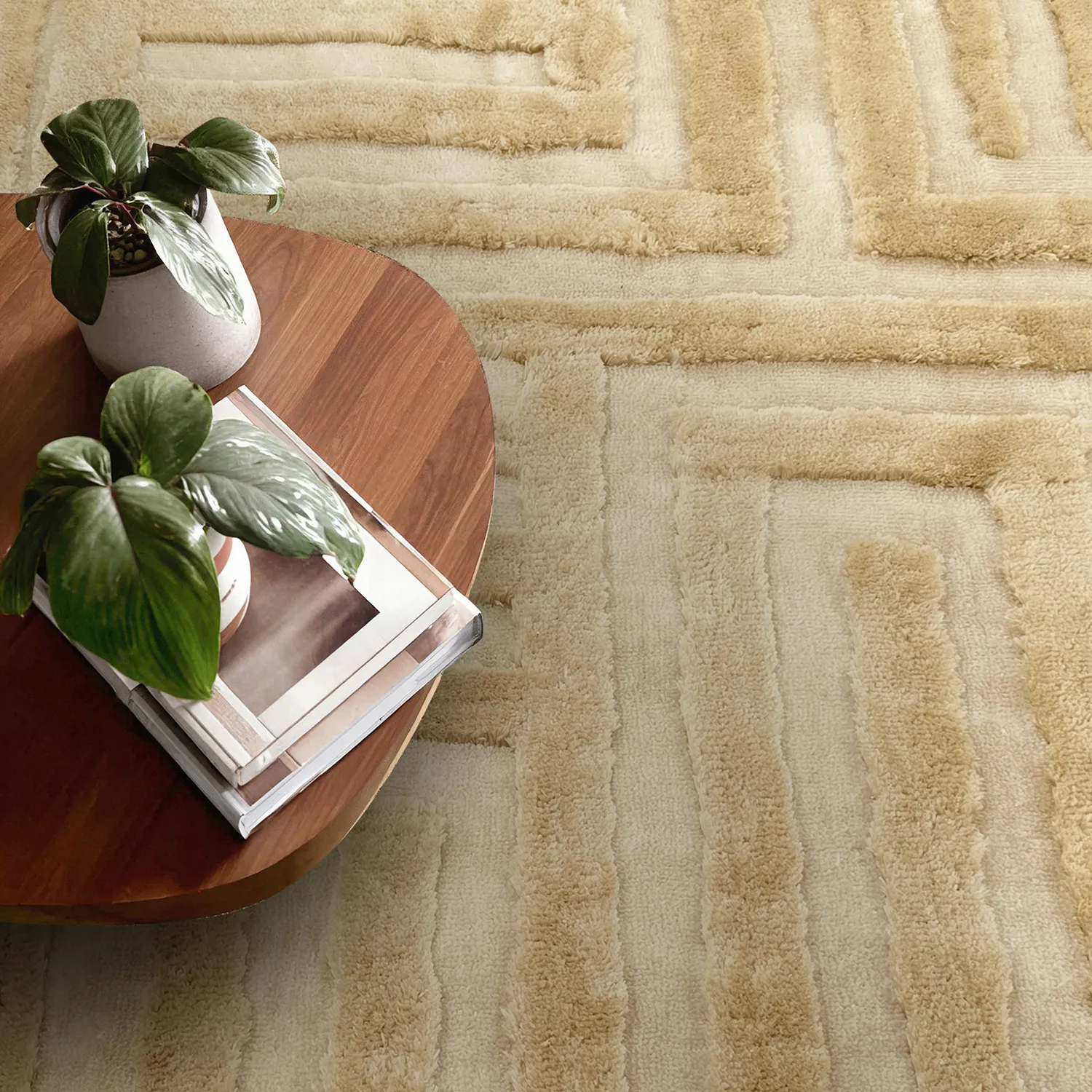 Shaggy szőnyeg - Karbala (krém/bézs)