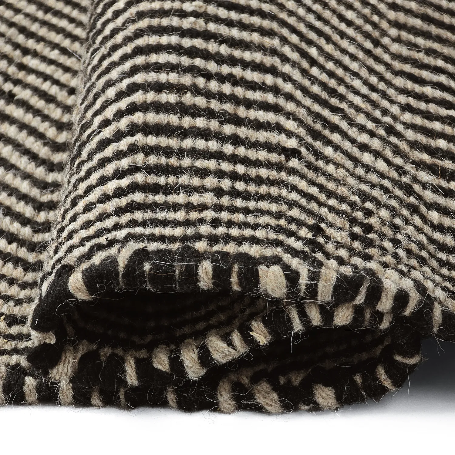 Gyapjúszőnyeg - Larkana (bézs/fekete)