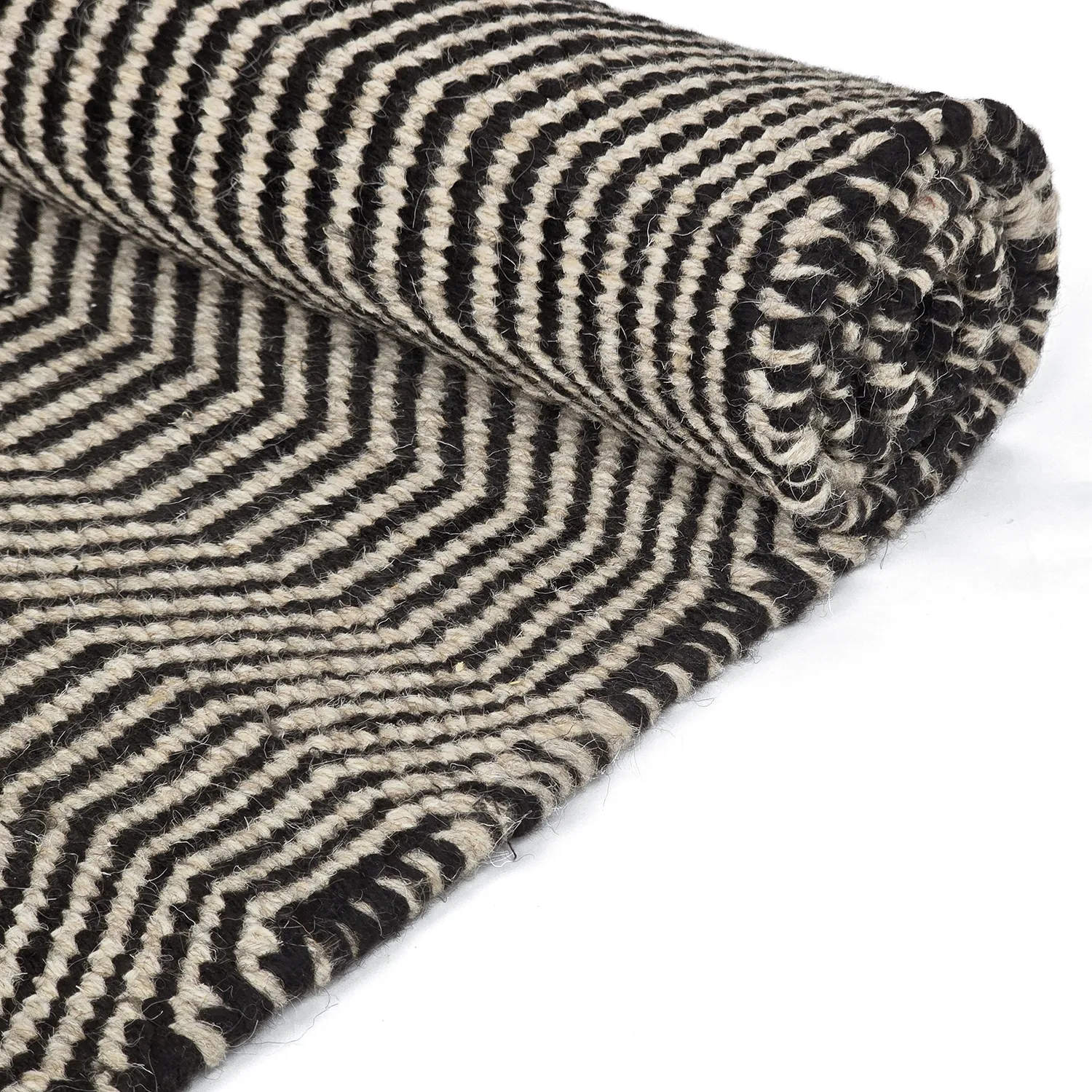 Gyapjúszőnyeg - Larkana (bézs/fekete)