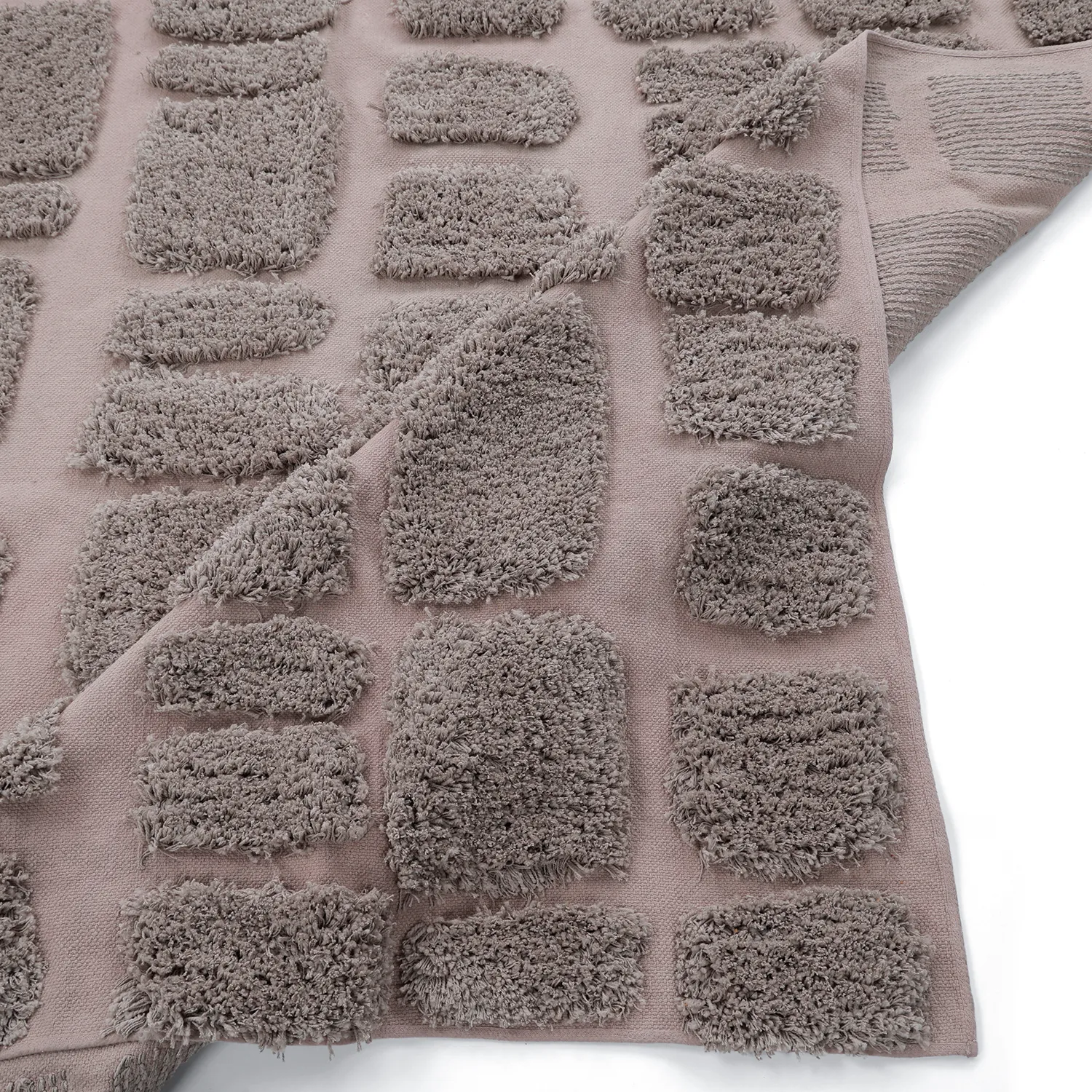 Shaggy szőnyeg - Otranto Natural Cotton Shaggy (taupe)
