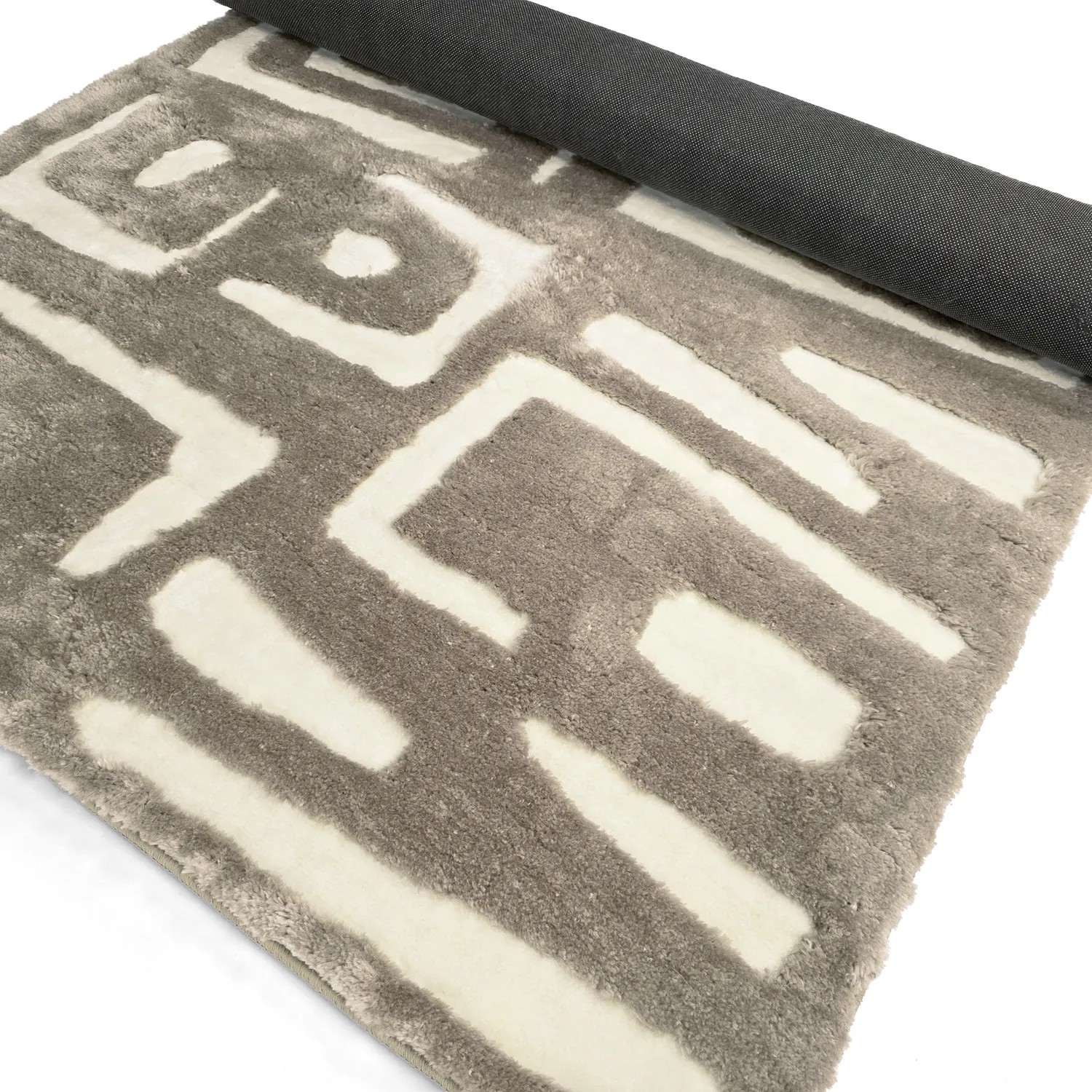 Shaggy szőnyeg - Palmyra (bézs/fehér)