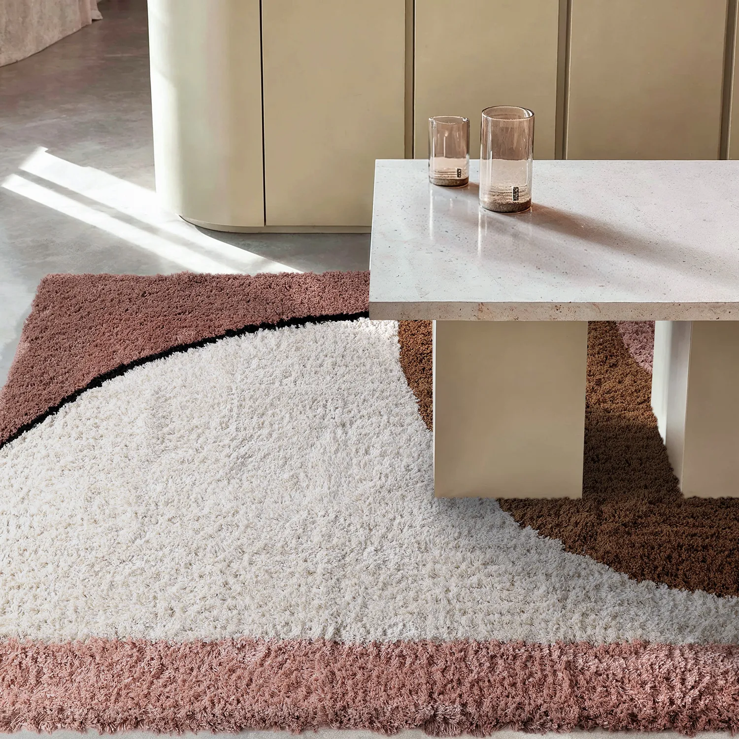 Shaggy szőnyeg - Perast Natural Cotton Shaggy (multi)