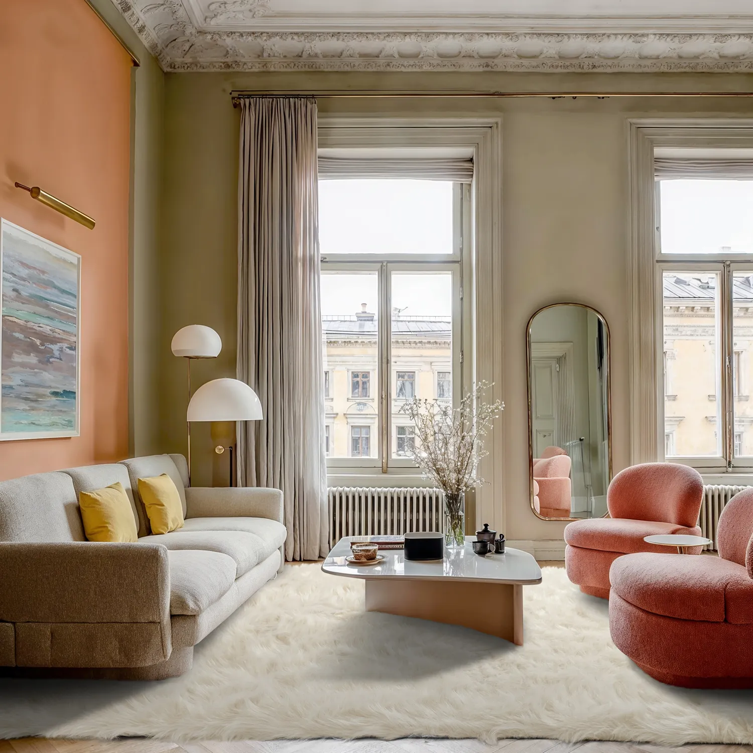 Shaggy szőnyeg - Sohar (bézs)