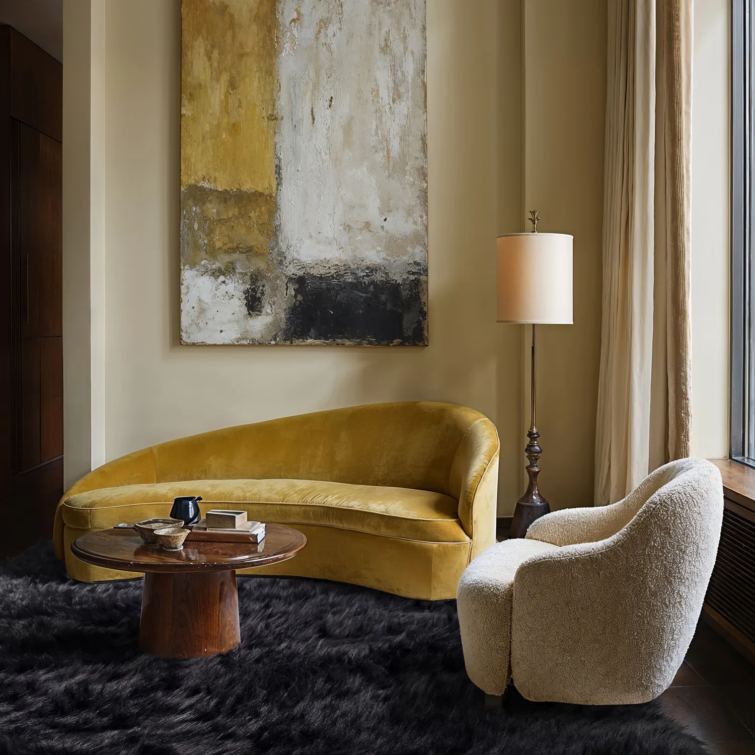 Shaggy szőnyeg - Sohar (fekete)