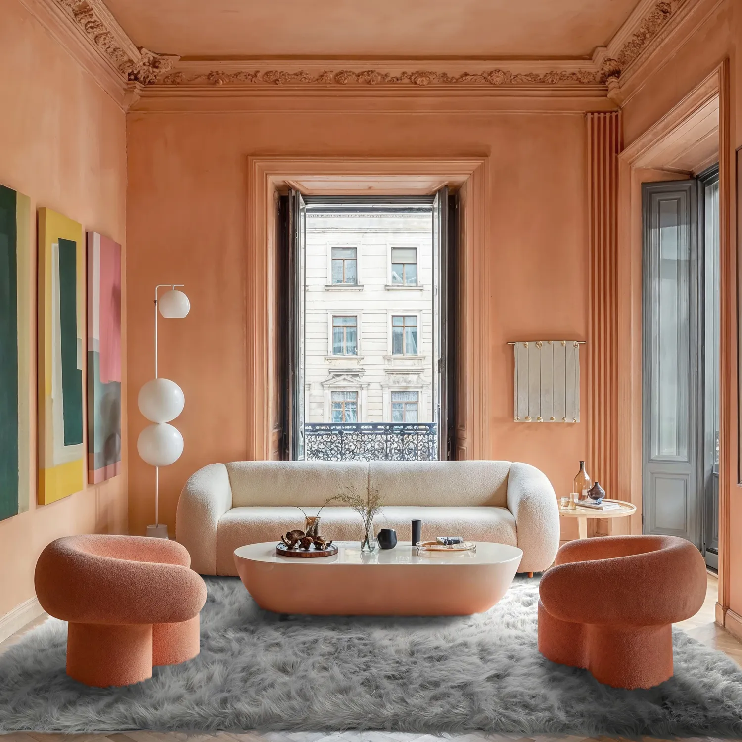 Shaggy szőnyeg - Sohar (világosszürke)