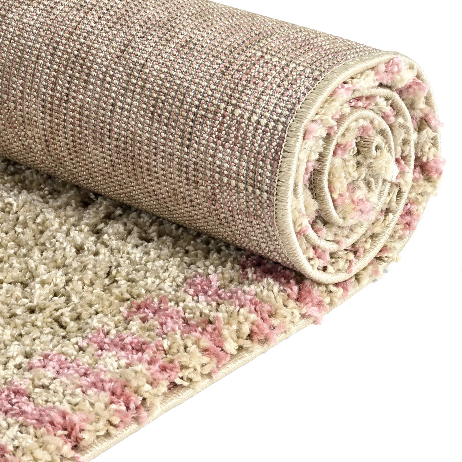 Shaggy szőnyeg - Tiznit (bézs/rózsaszín)
