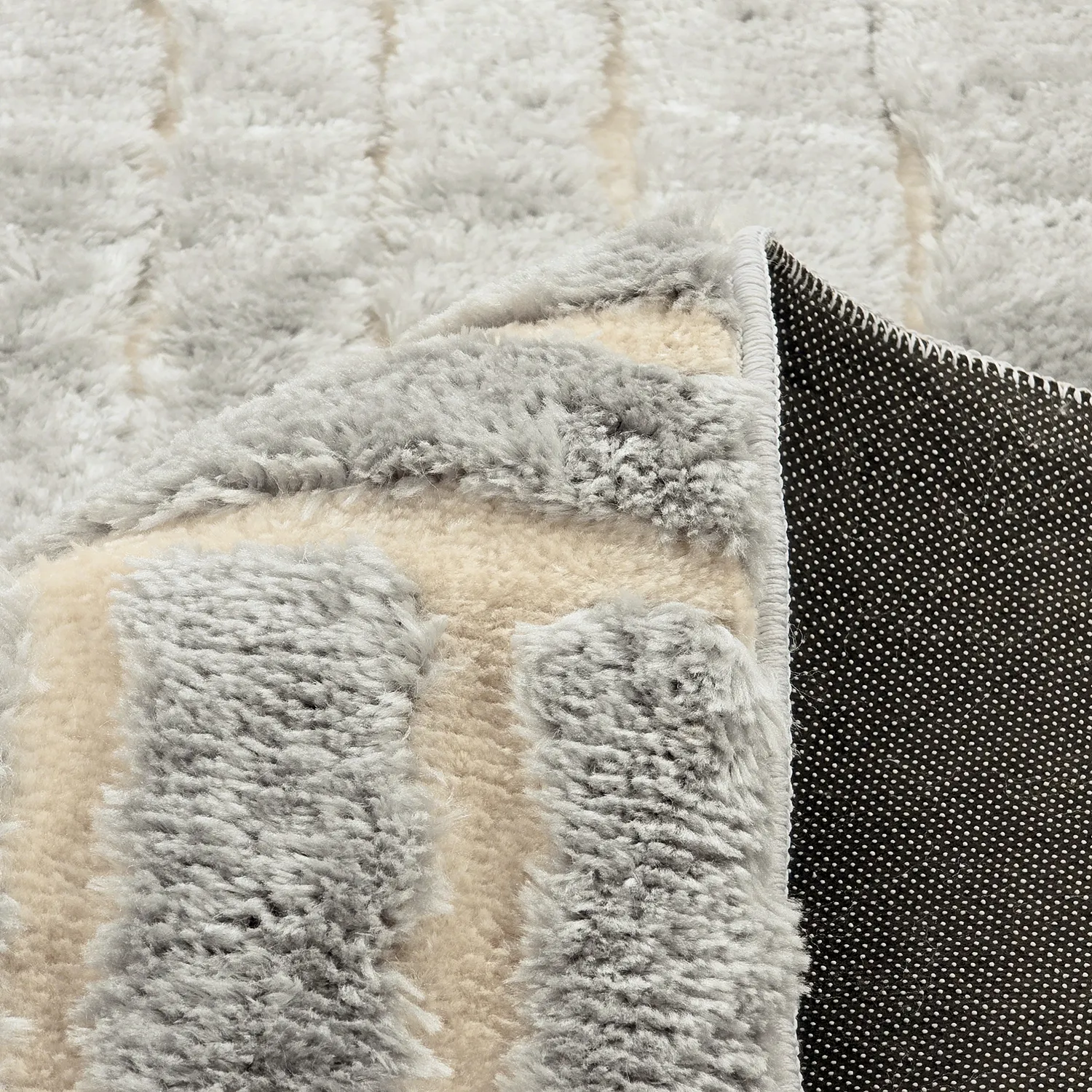 Shaggy szőnyeg - Tyros (krém/szürke)