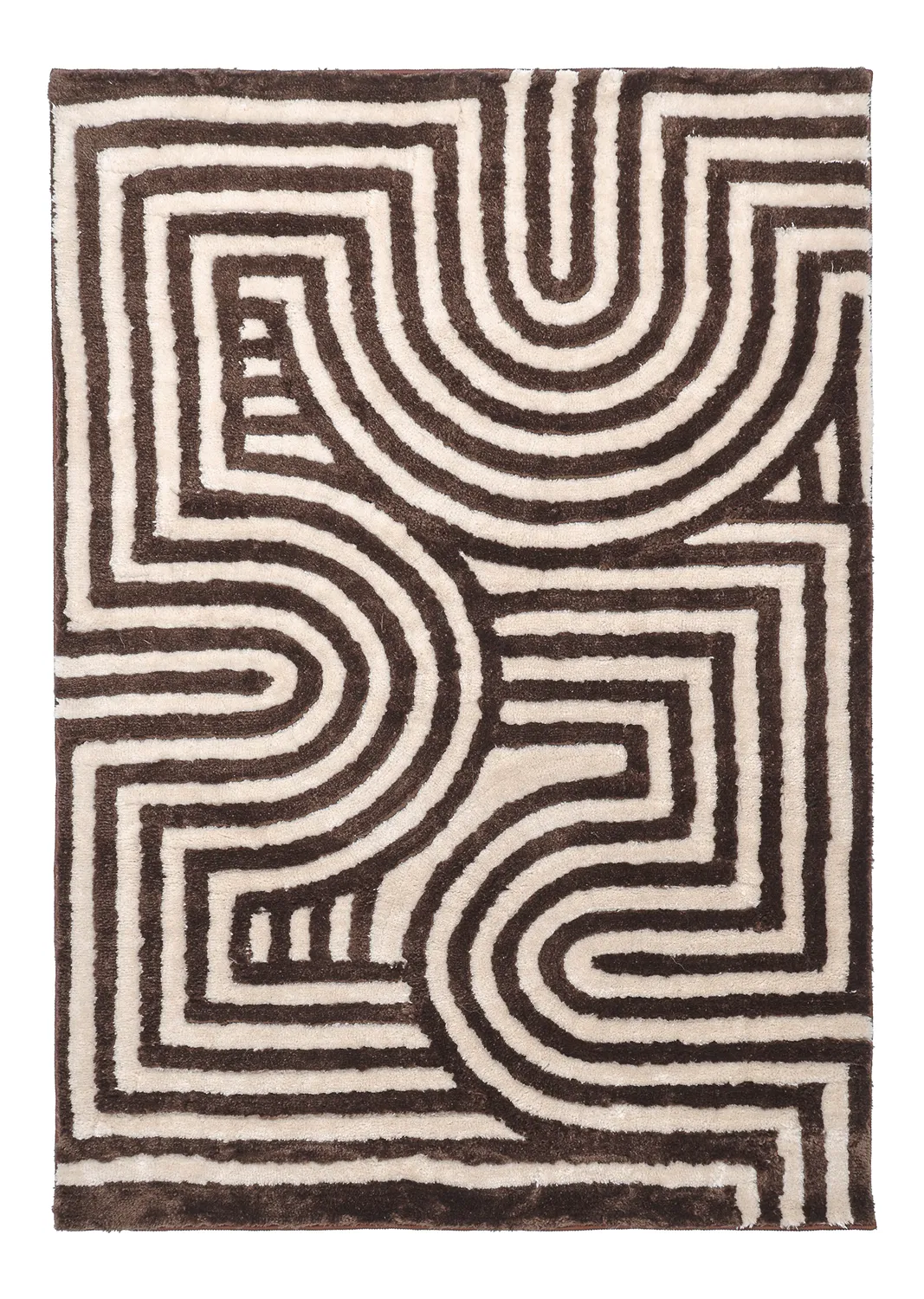 Shaggy szőnyeg - Volos (krém/barna)