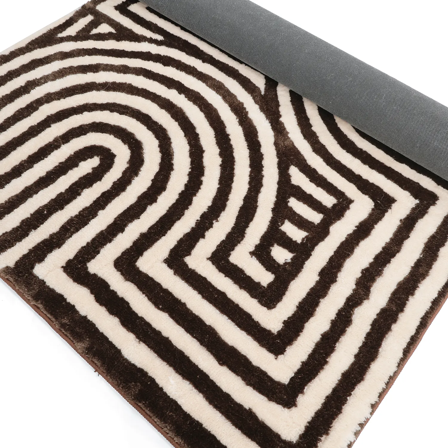 Shaggy szőnyeg - Volos (krém/barna)