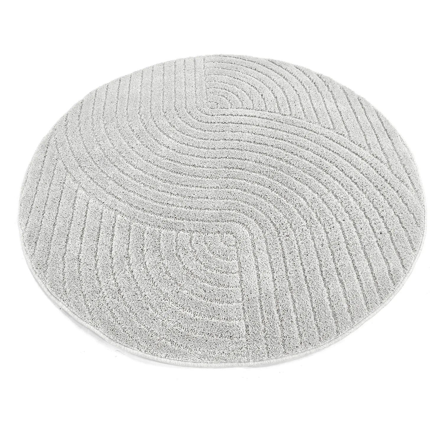 Kerek szőnyegek - Wendy (világos szürke)