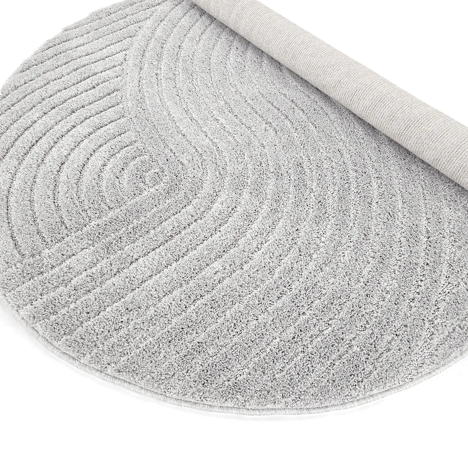 Kerek szőnyegek - Wendy (világos szürke)