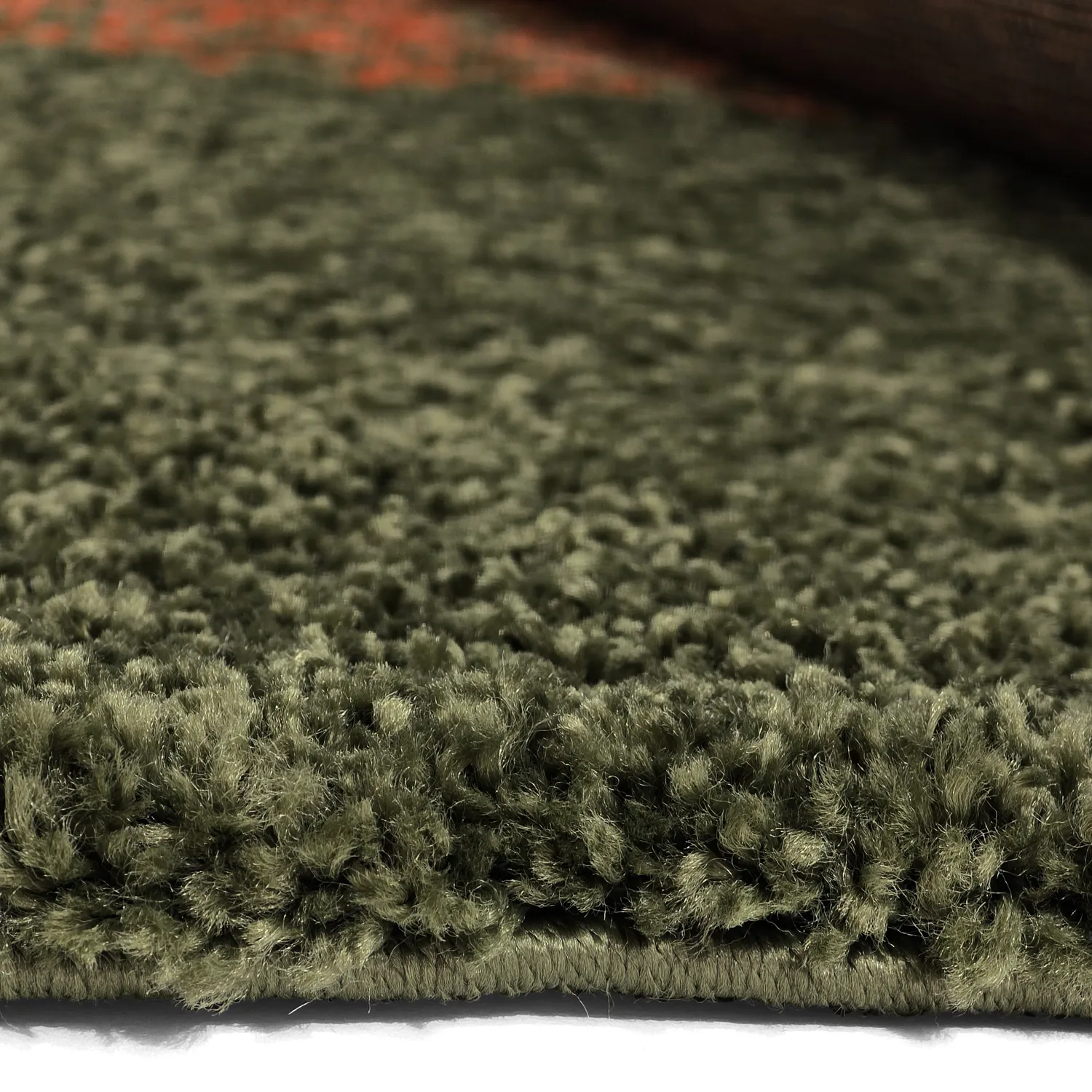 Shaggy szőnyeg - Zagora (zöld/narancs)