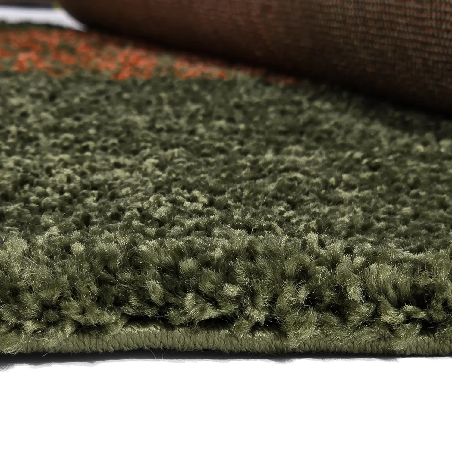 Shaggy szőnyeg - Zagora (zöld/narancs)