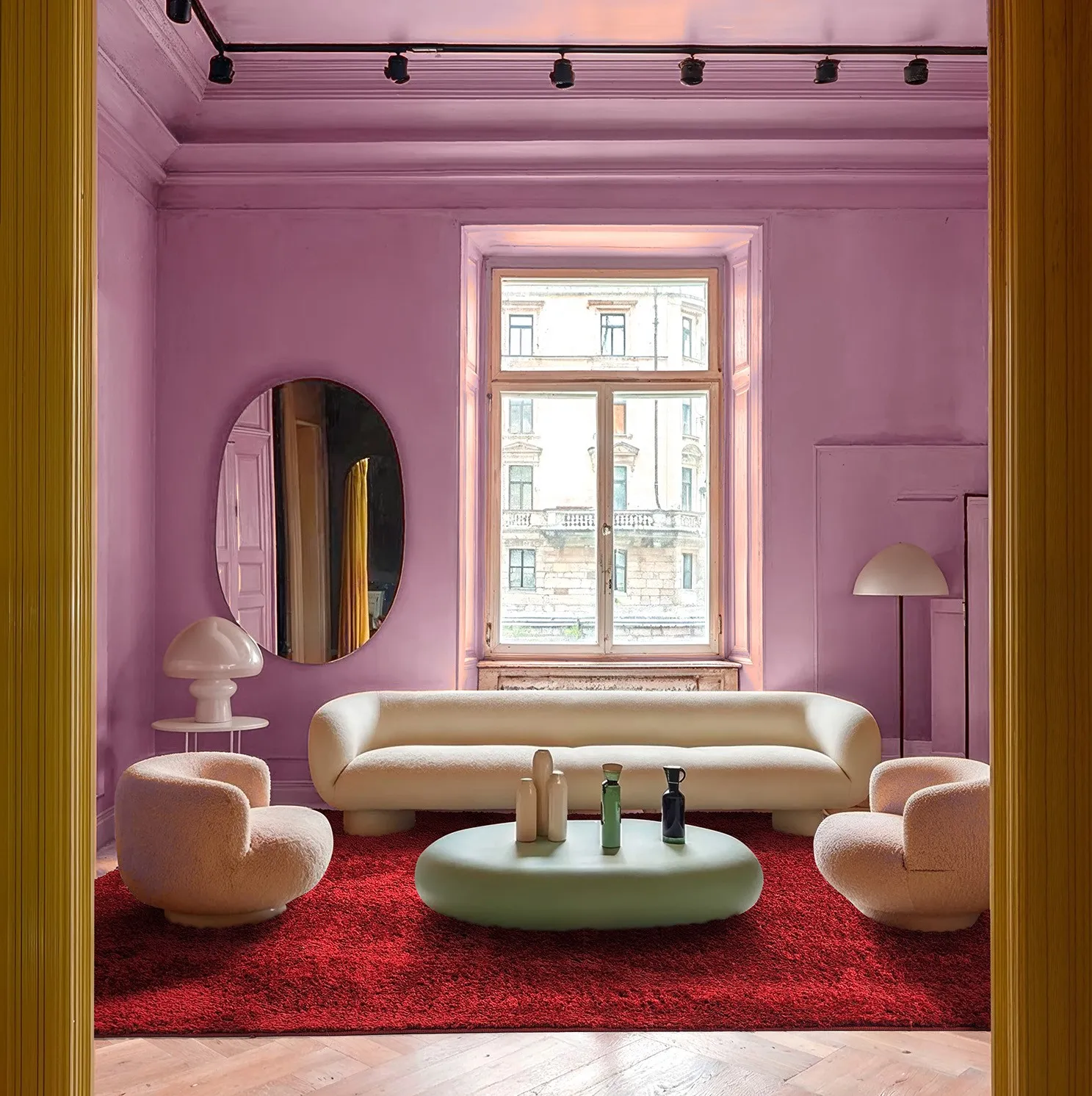 Shaggy szőnyeg - Zoe (piros)