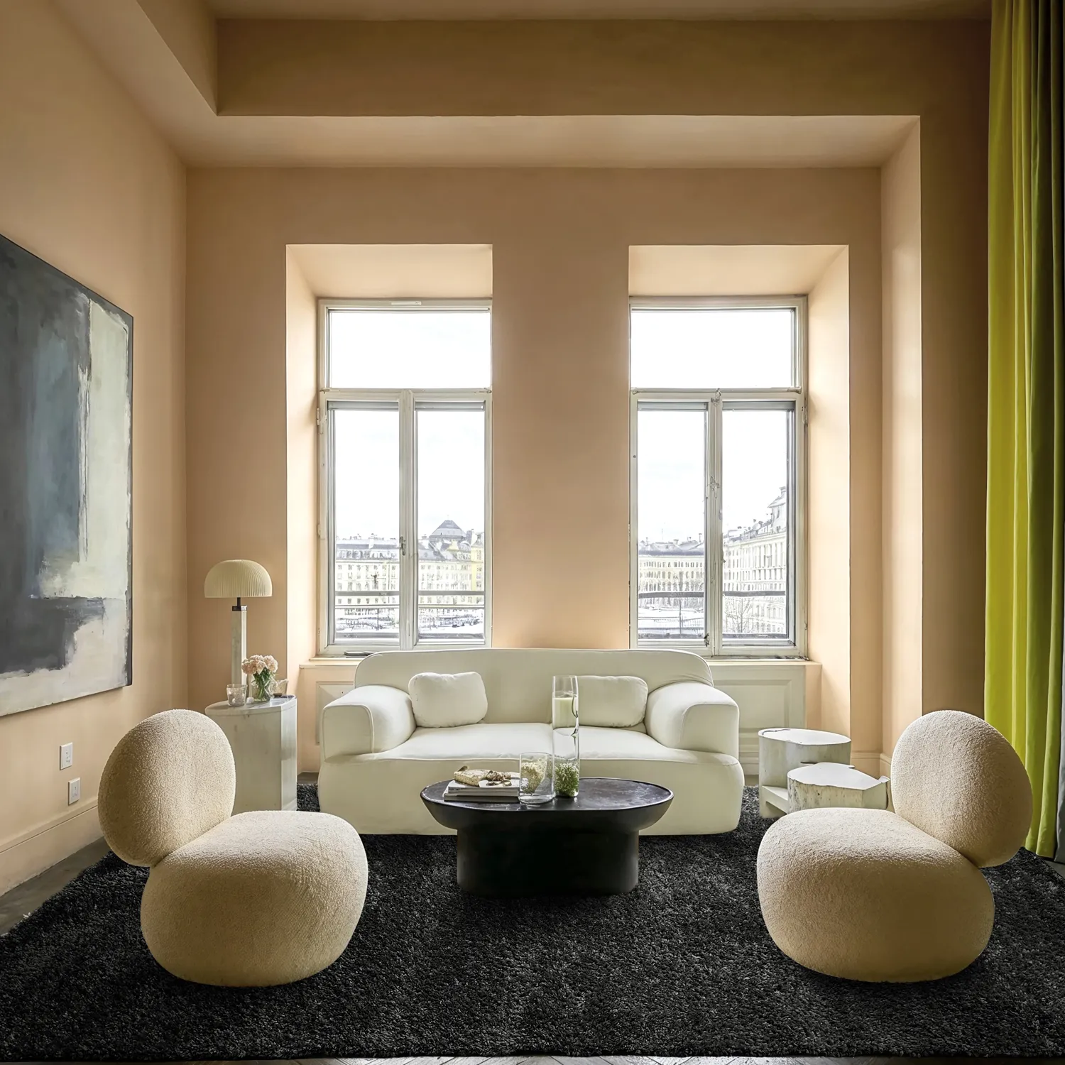 Shaggy szőnyeg - Zoe (fekete)