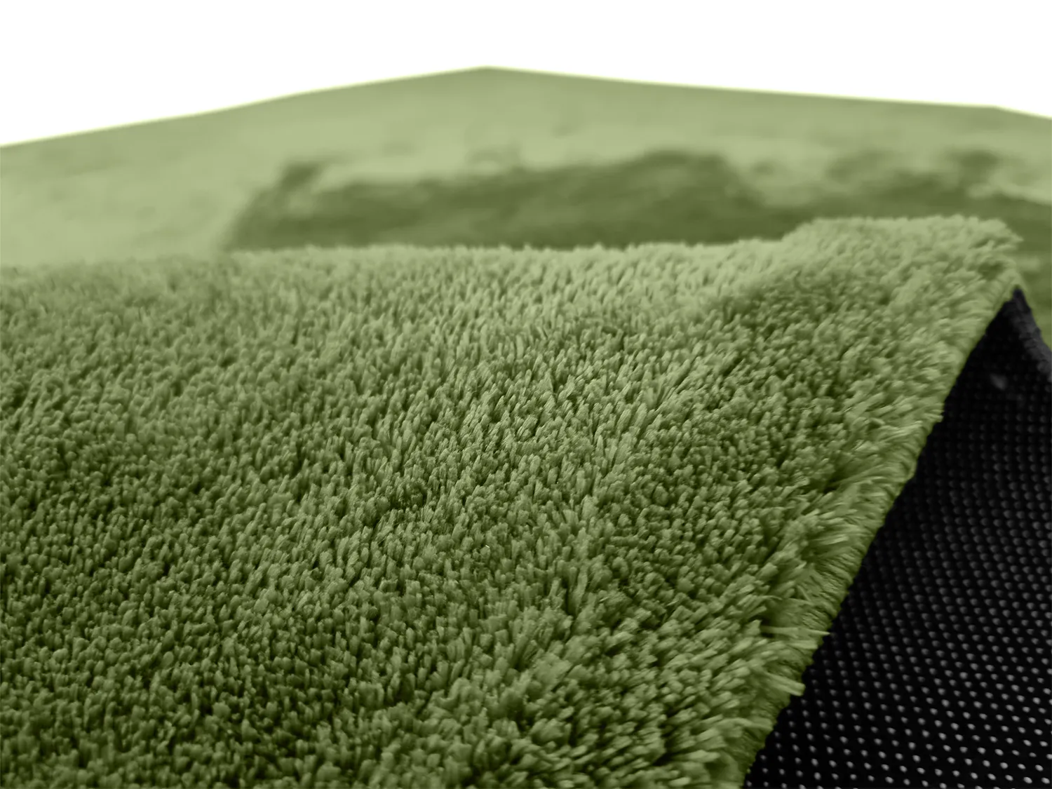 Shaggy szőnyeg - Aranga Super Soft Fur (olíva zöld)