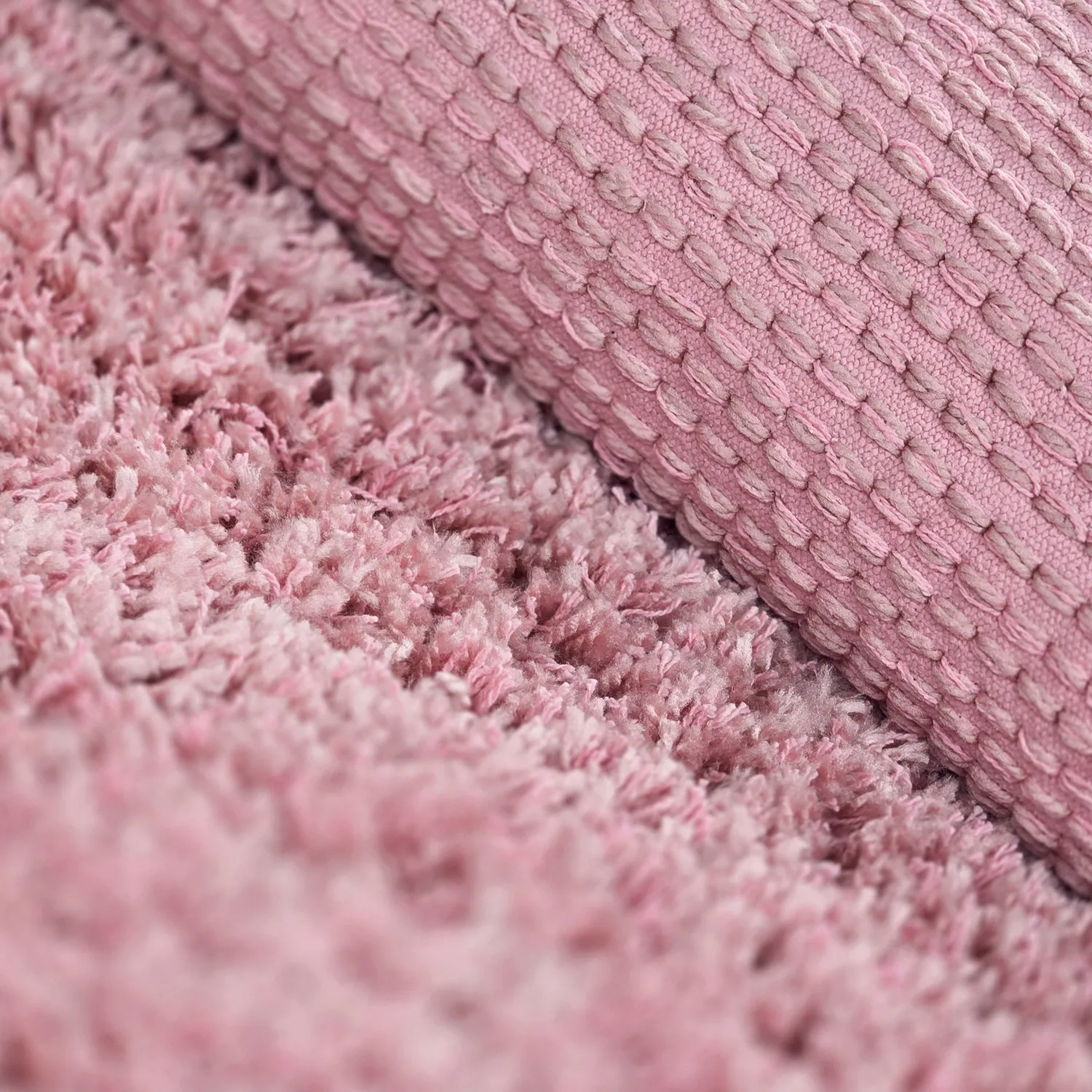 Shaggy szőnyeg - Combarro Solid Cotton Shaggy (világos rózsaszín)