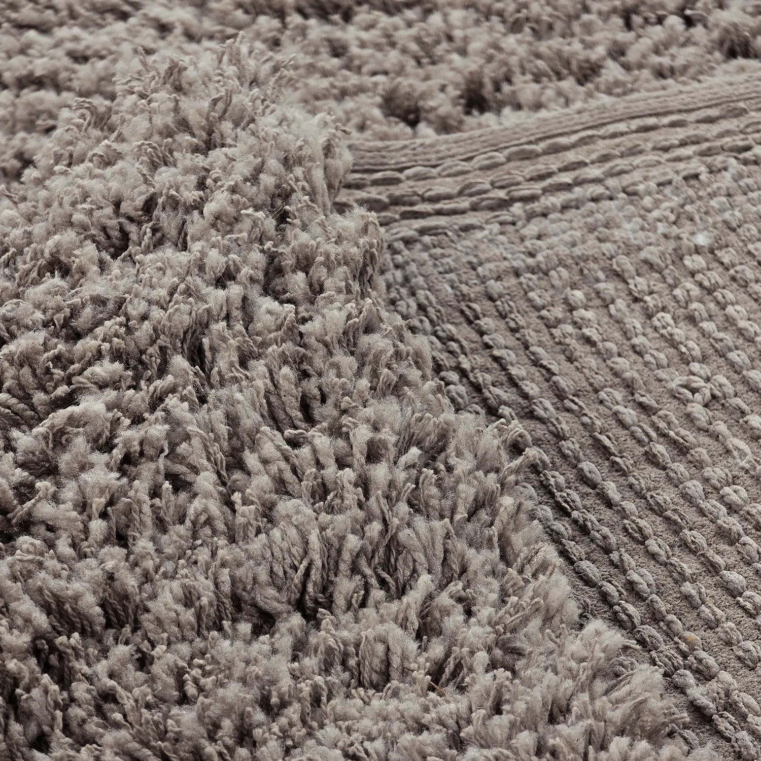 Shaggy szőnyeg - Combarro Solid Cotton Shaggy (taupe)