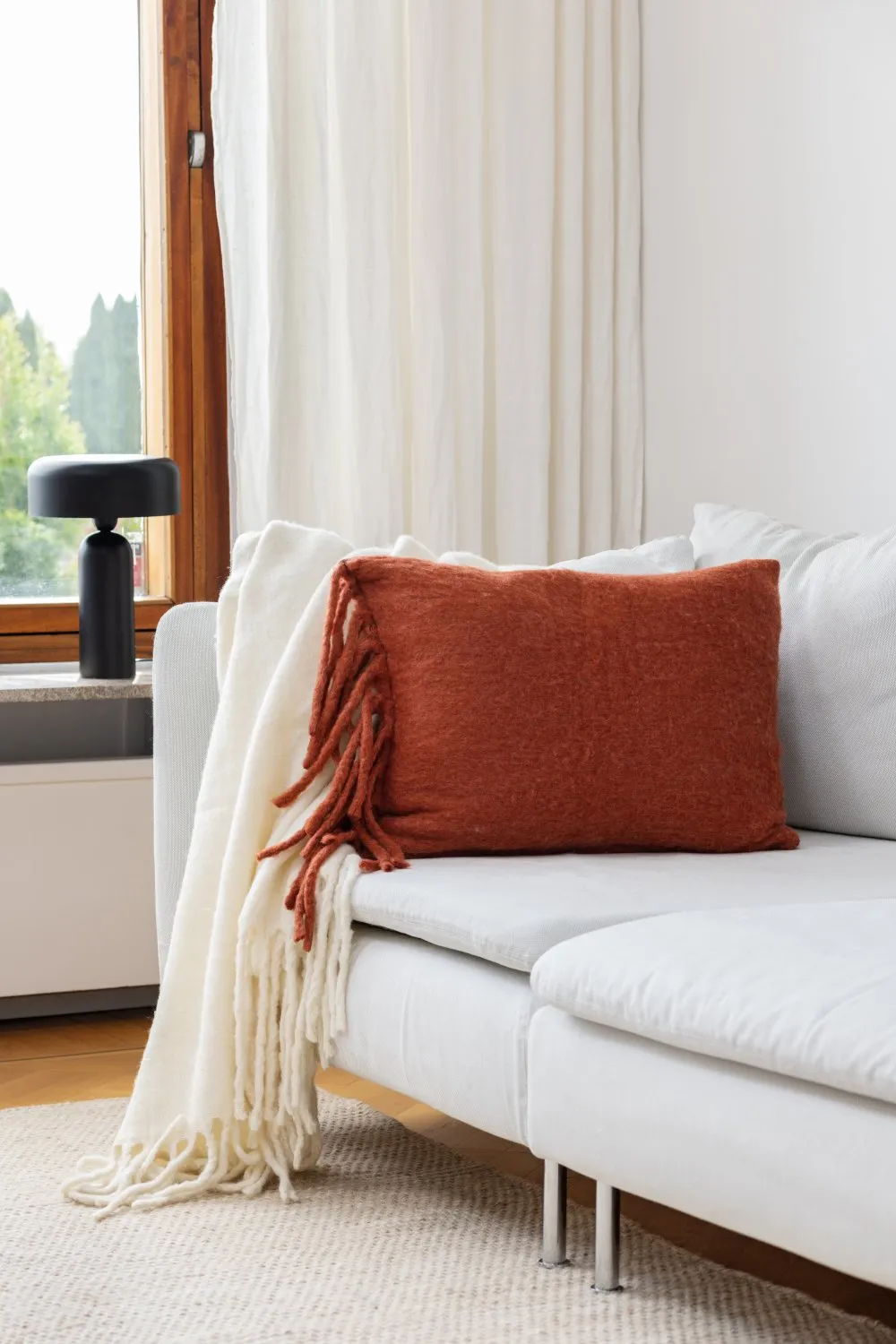 Gyapjúkeverék párnahuzat - Samantha (réz)