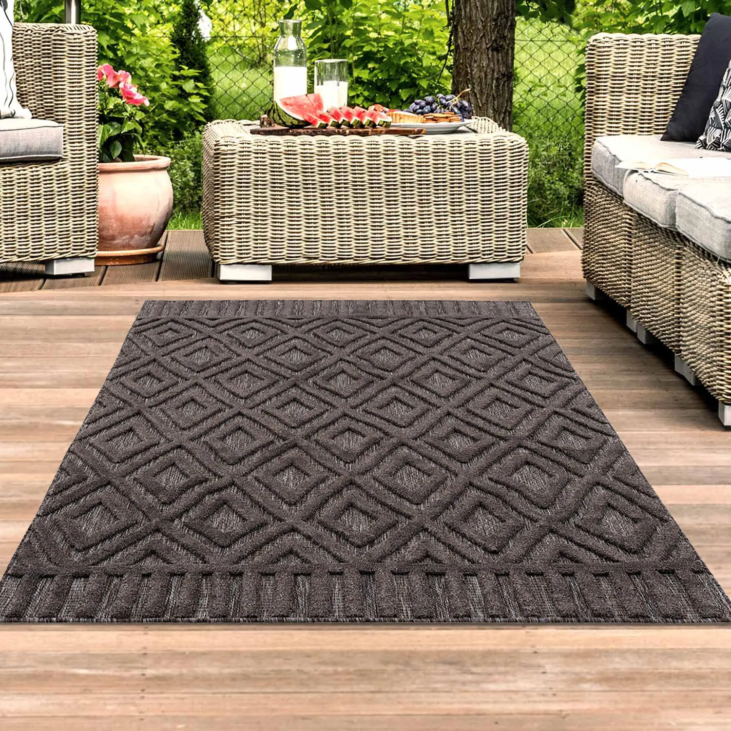 Shaggy Indoor-Outdoor - Lancaster (antracit)