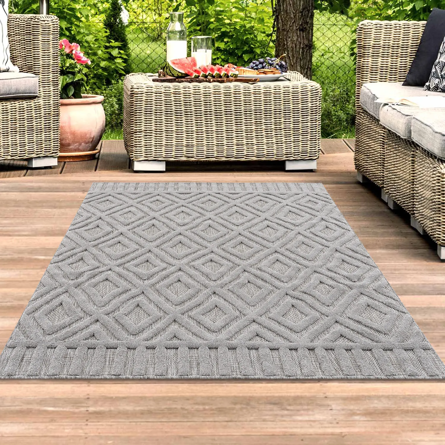 Shaggy Indoor-Outdoor - Lancaster (szürke)