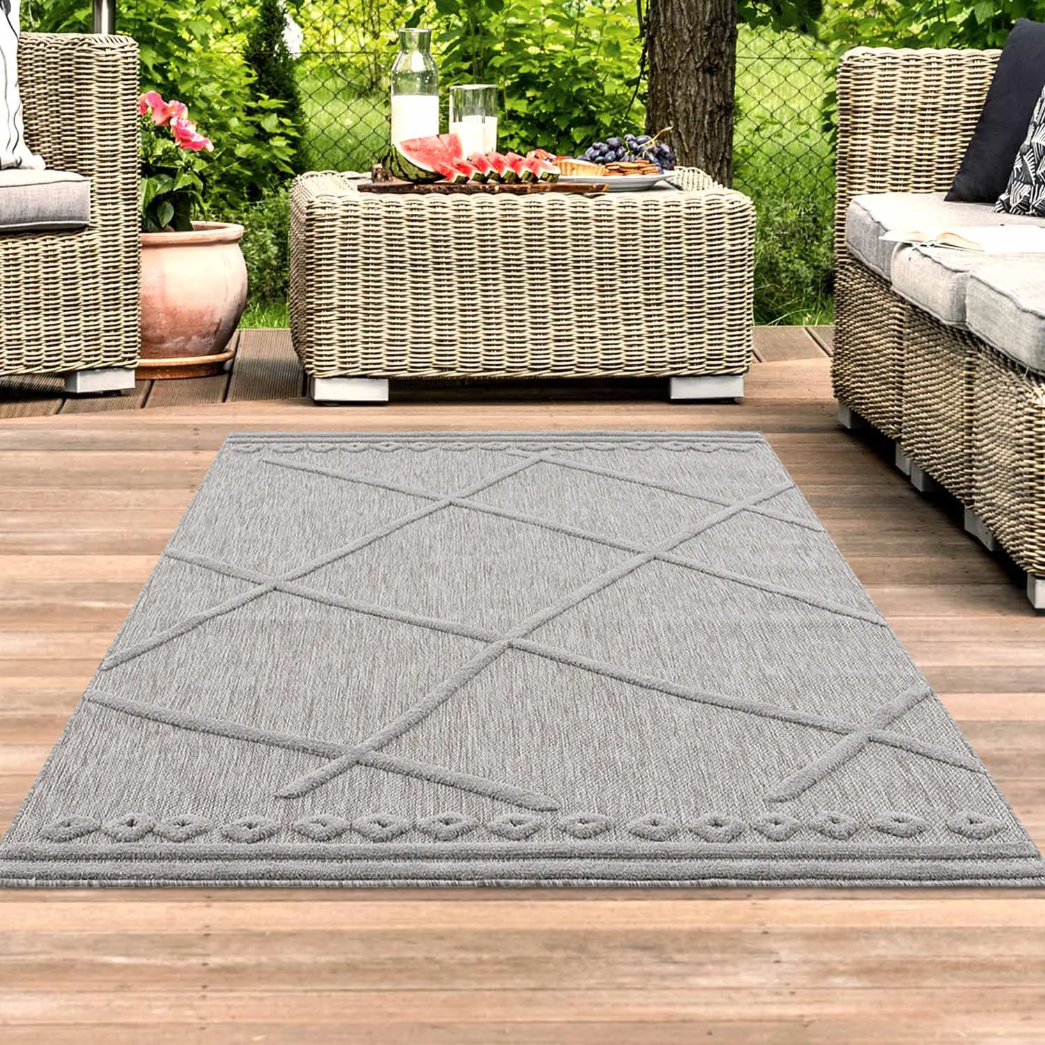 Shaggy Indoor-Outdoor - Newhaven (szürke)