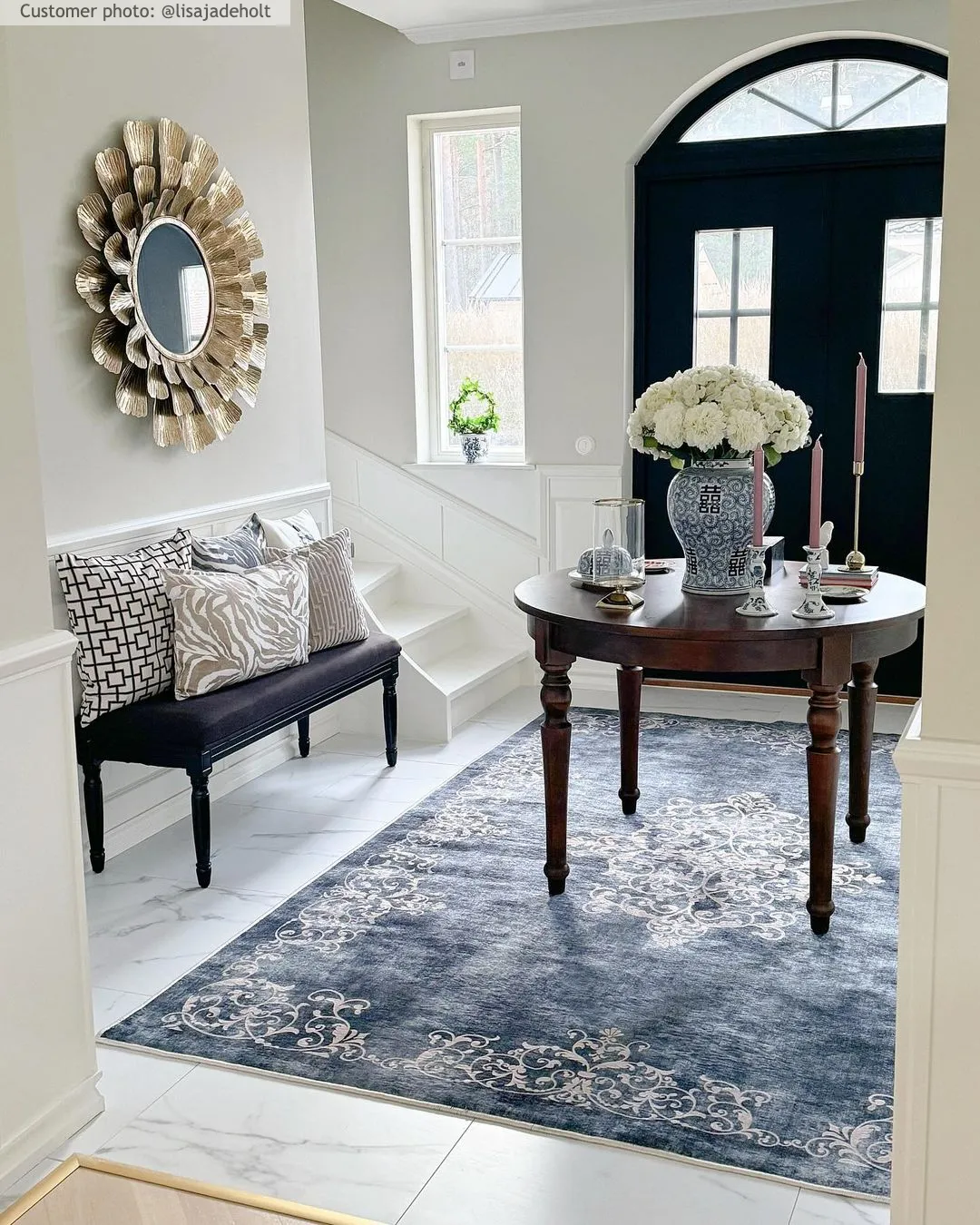 Wilton szőnyeg - Santi (kék/bezs)