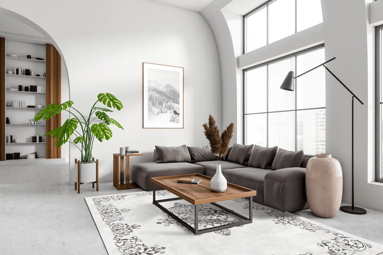 Wilton szőnyeg - Santi (fehér/fekete)