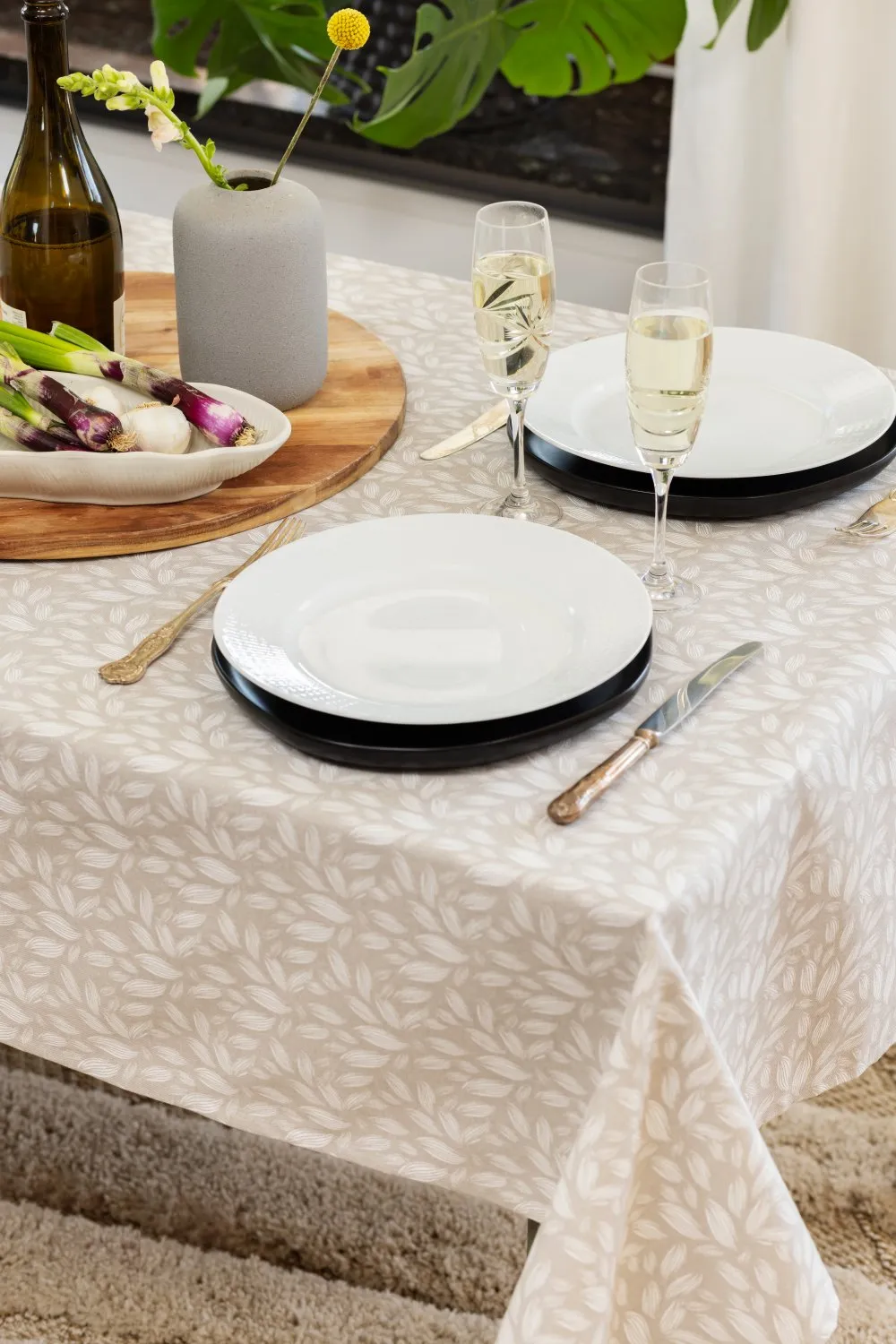 Asztalterítők - Pamut terítő Satu (linen)