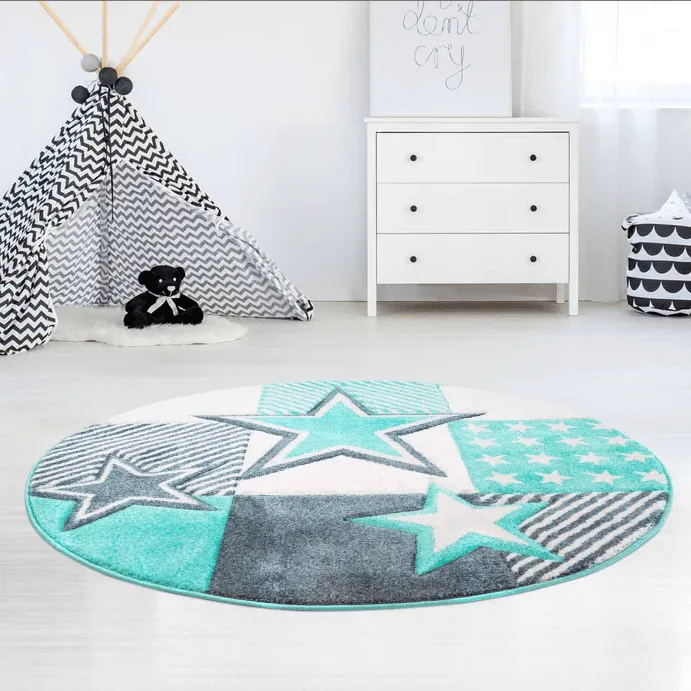 Gyermek szőnyeg - Atlas Teddybear Rund (beige)