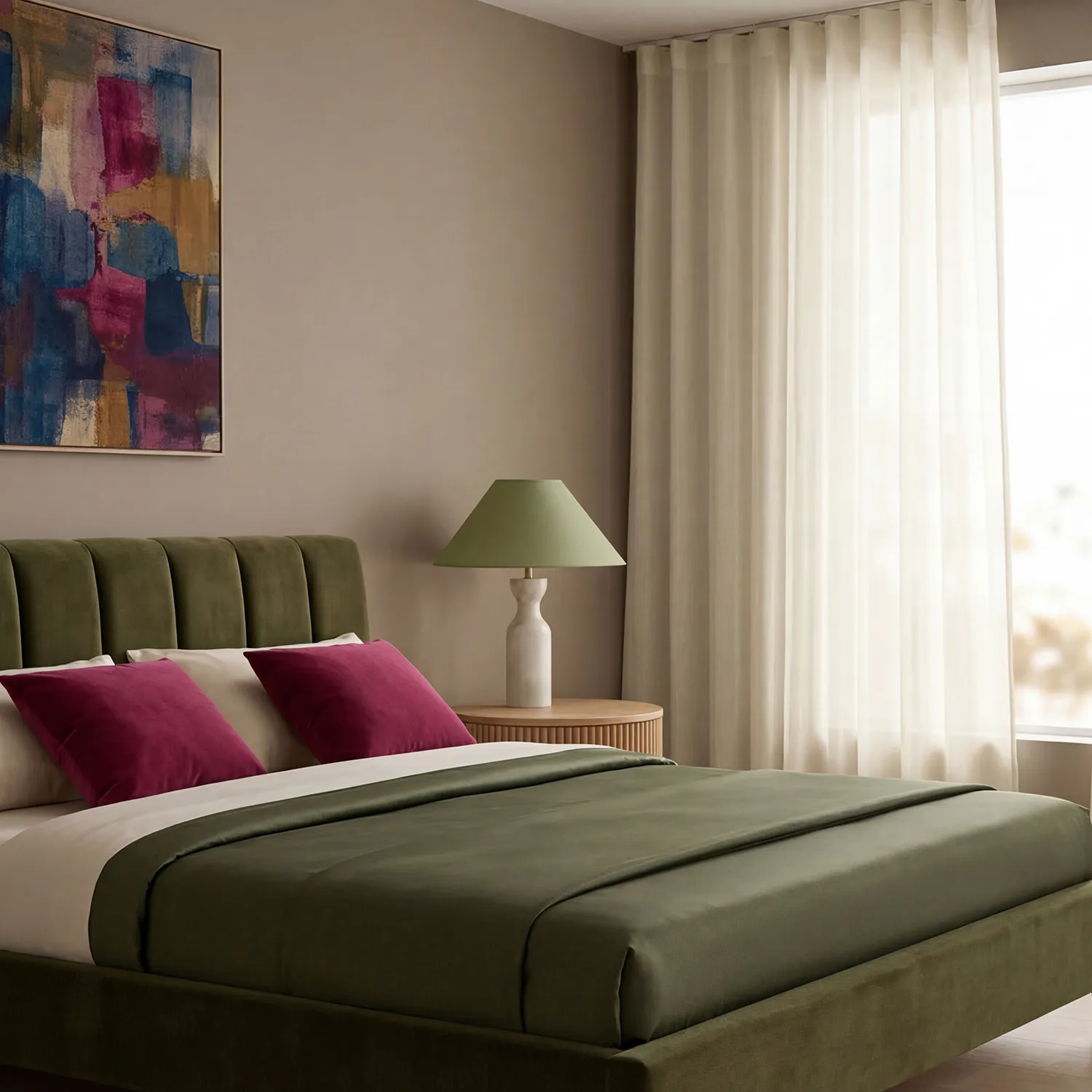 Függöny 2 db-os csomag - Pamut függöny Selena (krém)