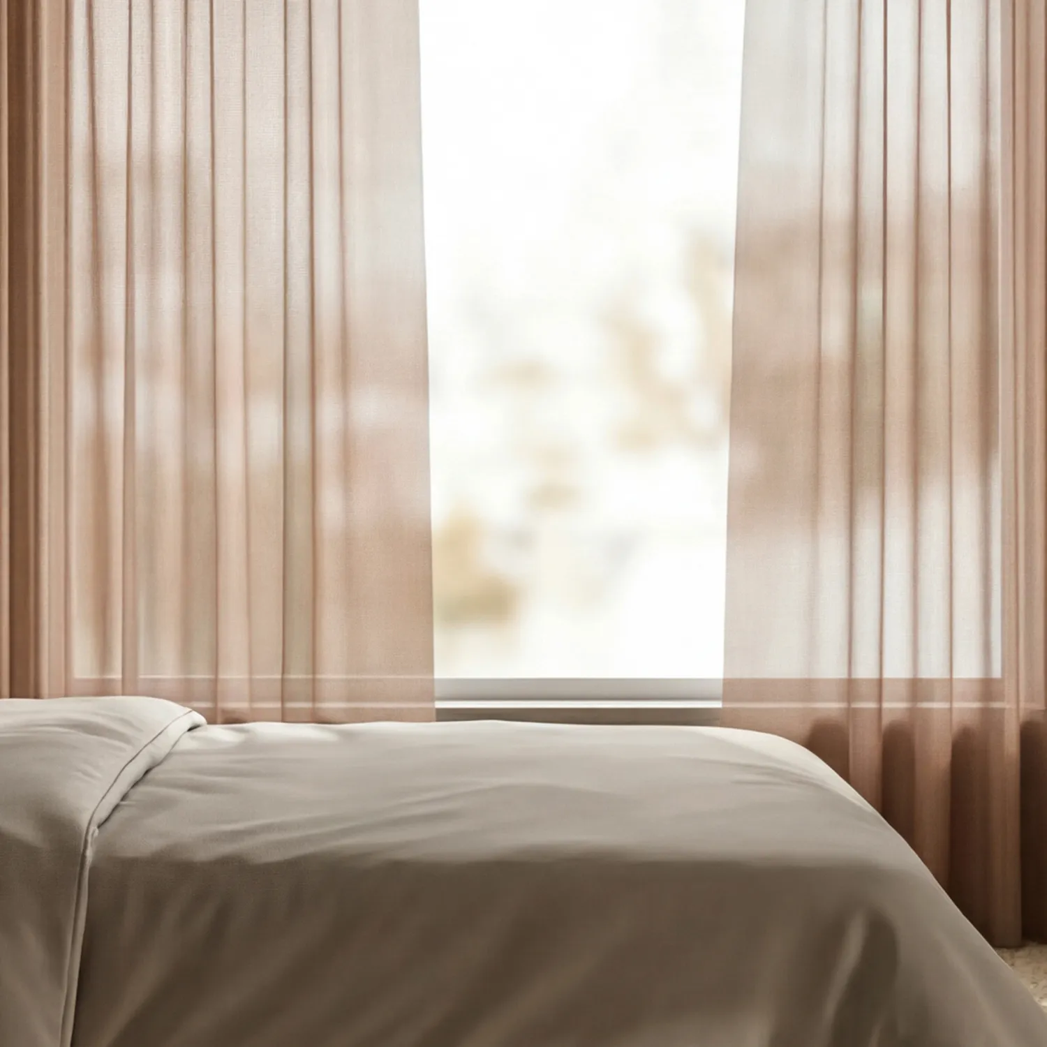 Függöny 2 db-os csomag - Pamut függöny Selena (sötétbarna)