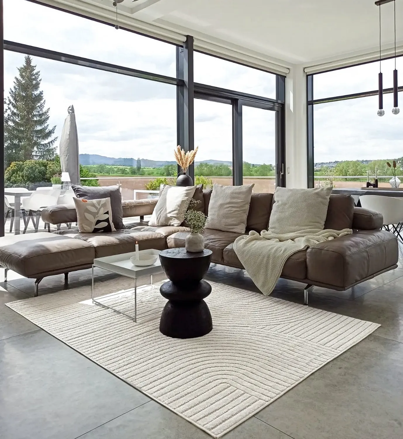 Shaggy Indoor-Outdoor - Devon (krém)