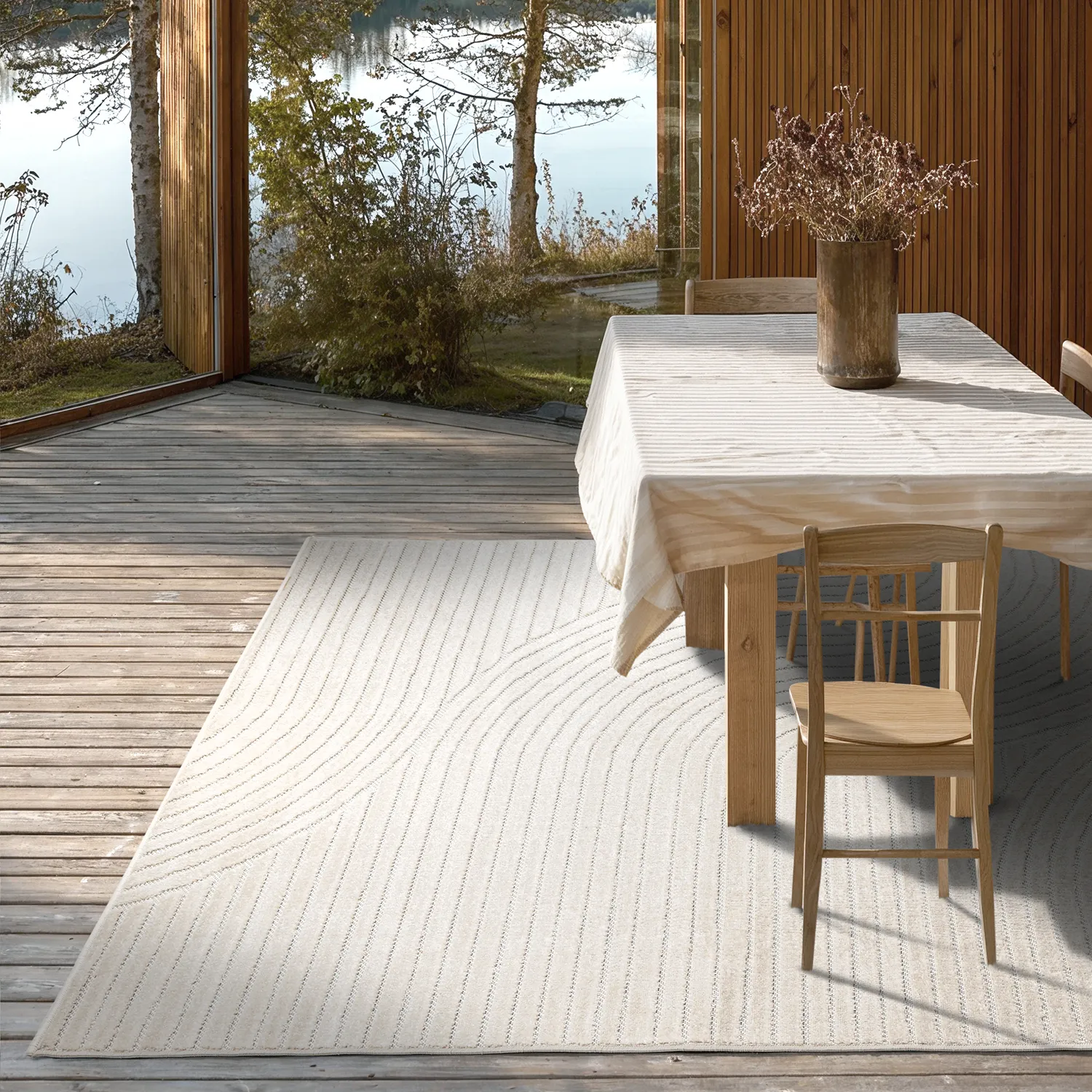 Shaggy Indoor-Outdoor - Devon (krém)