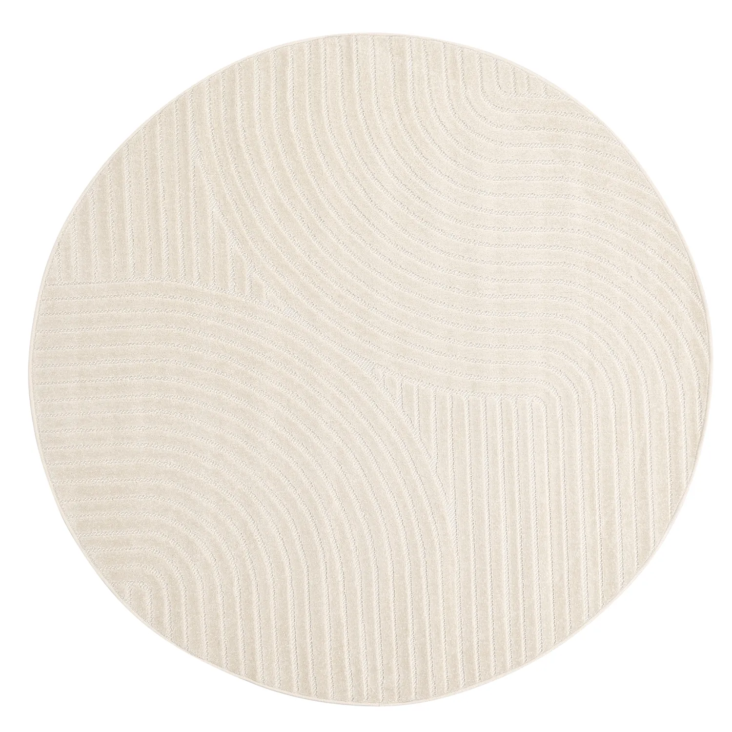 Kerek szőnyeg - Devon (krém)