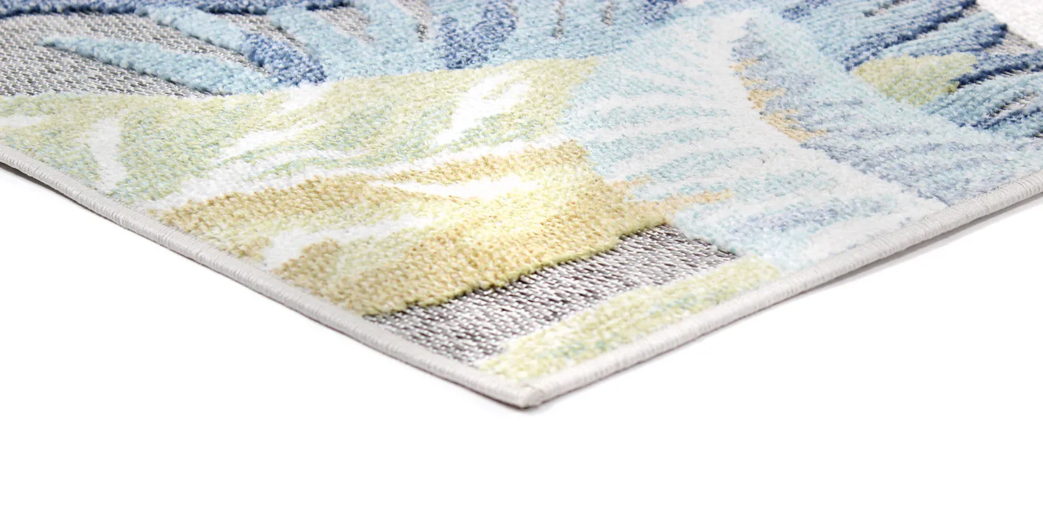 Beltéri és kültéri szőnyeg - Havana (sötétkék/többszínű)