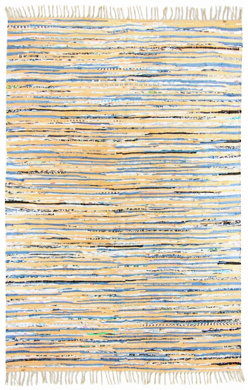 Rongyszőnyeg - Delhi (bézs/kék)