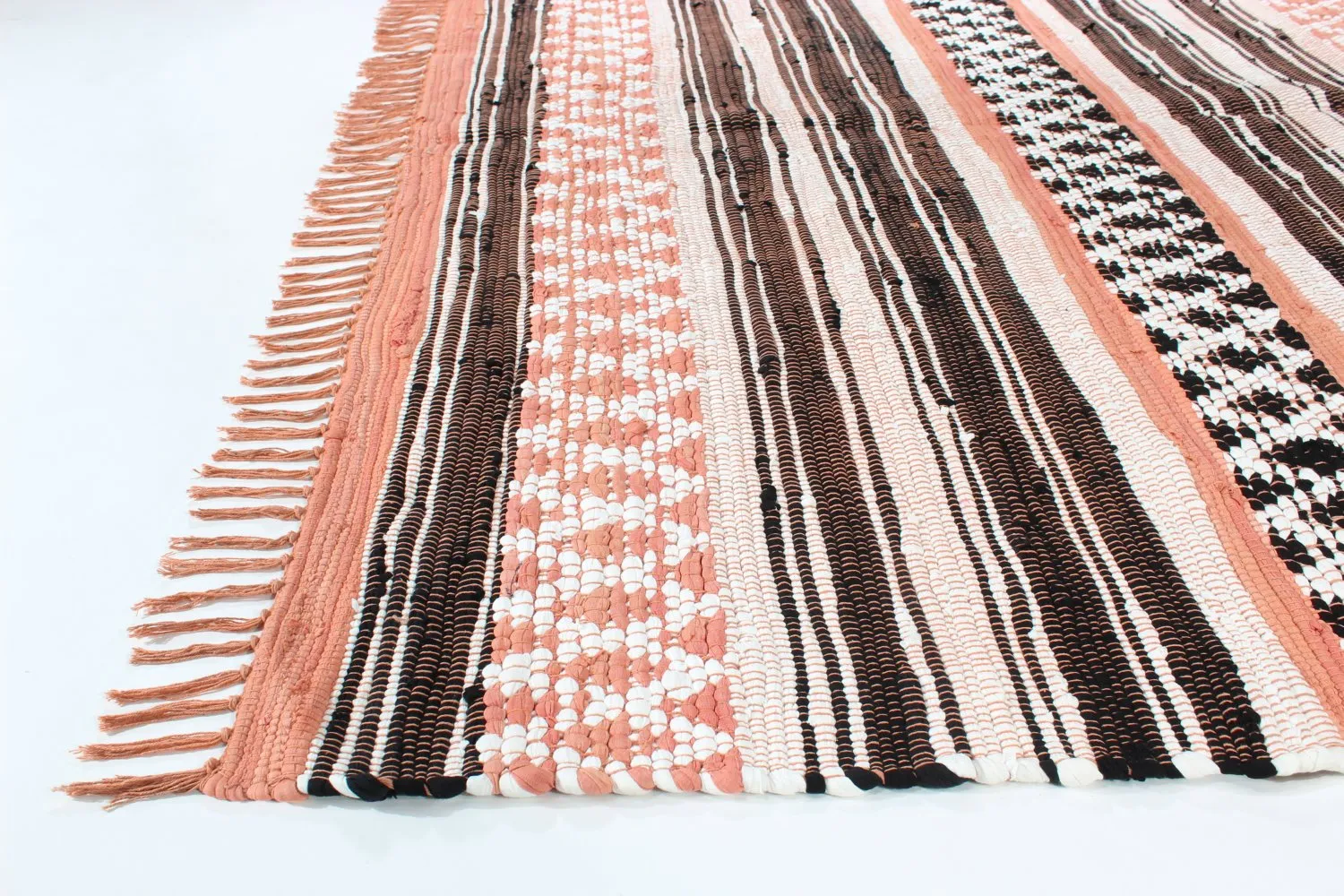 Rongyszőnyeg - Orissa (barackszínű)