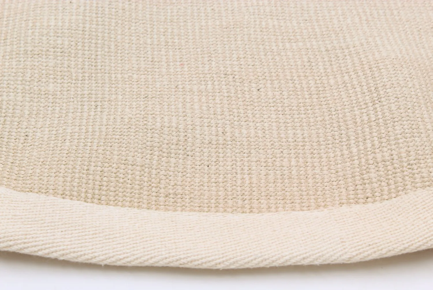 Kerek szizál szőnyeg - Agave (elefántcsont)