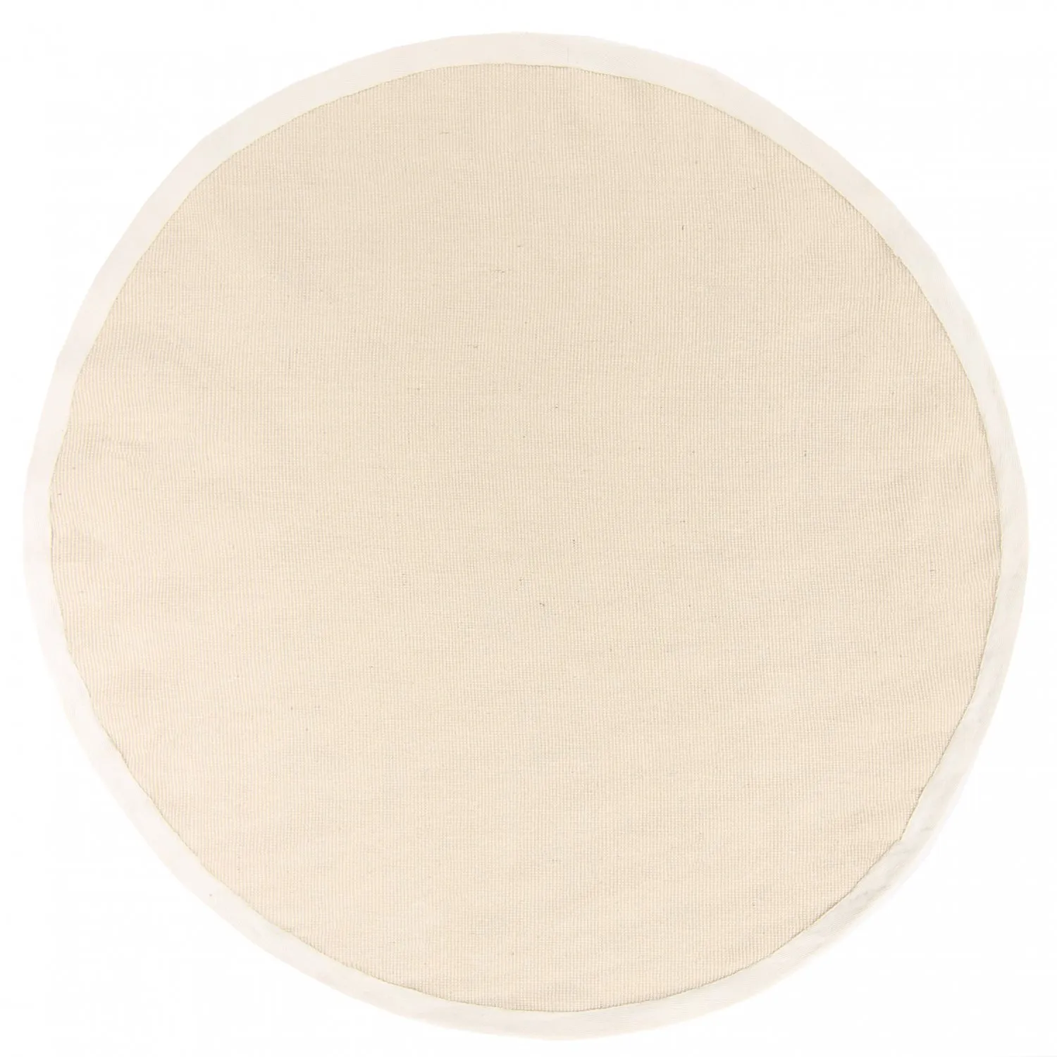 Kerek szizál szőnyeg - Agave (természetes fehér)