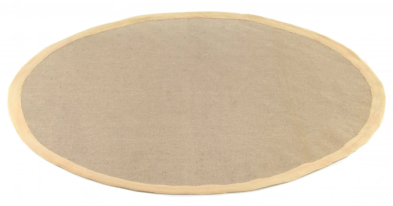 Kerek szizál szőnyeg - Agave (világos taupe)