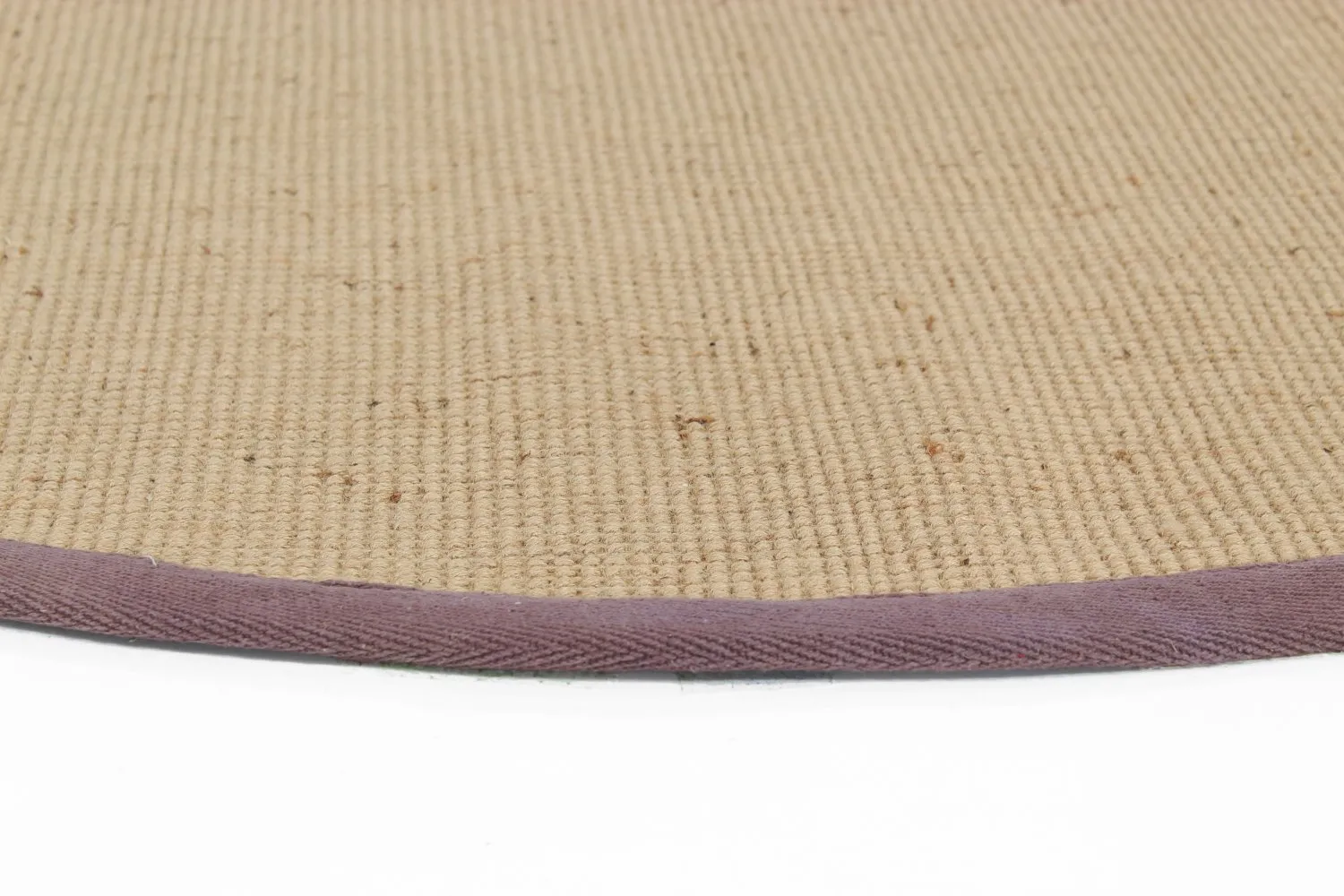 Kerek szizál szőnyeg - Agave (természetes/barna)