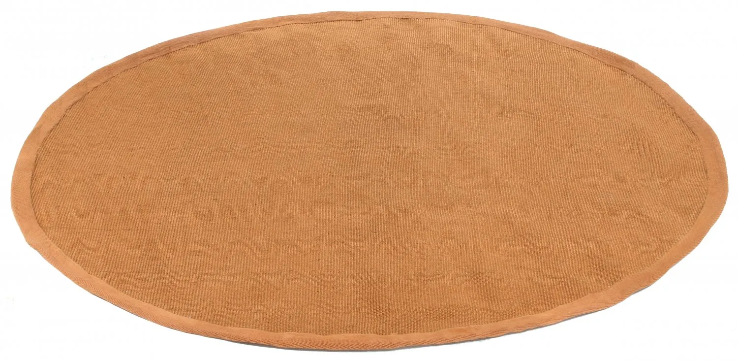 Kerek szizál szőnyeg - Agave (orange)