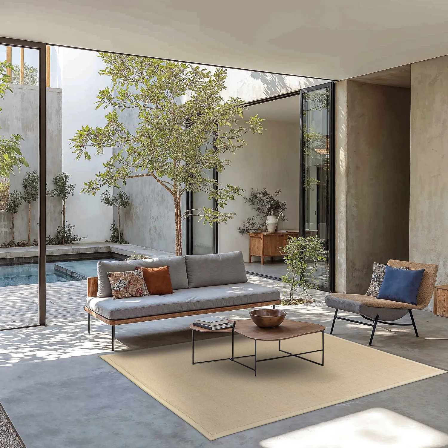 Szizál szőnyeg - Agave (homok)